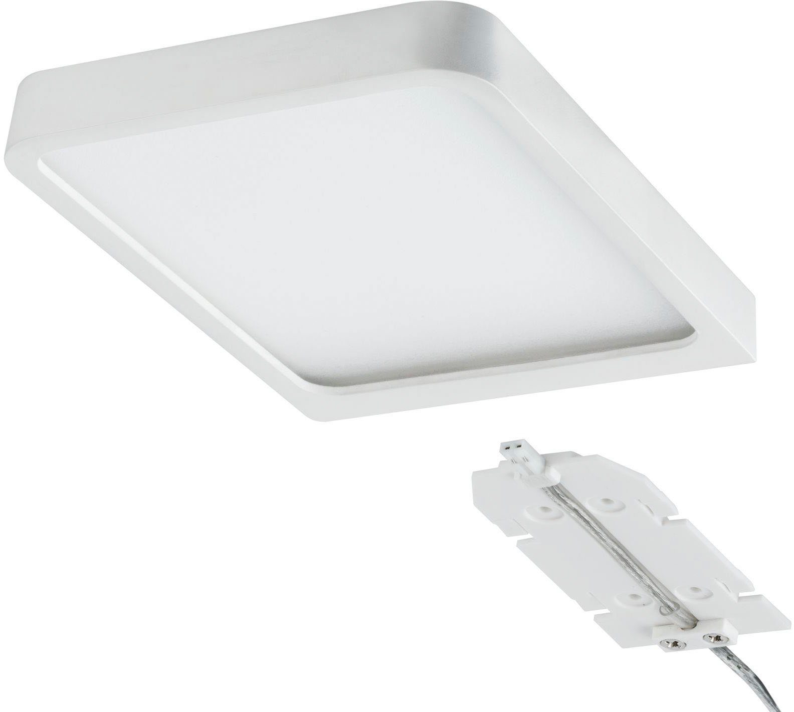 Paulmann Verlichting voor onderkast LED Meubel Opbouwlamp Vane vierkant 2-pack inclusief LED-module 2x6,7W (1 stuk)