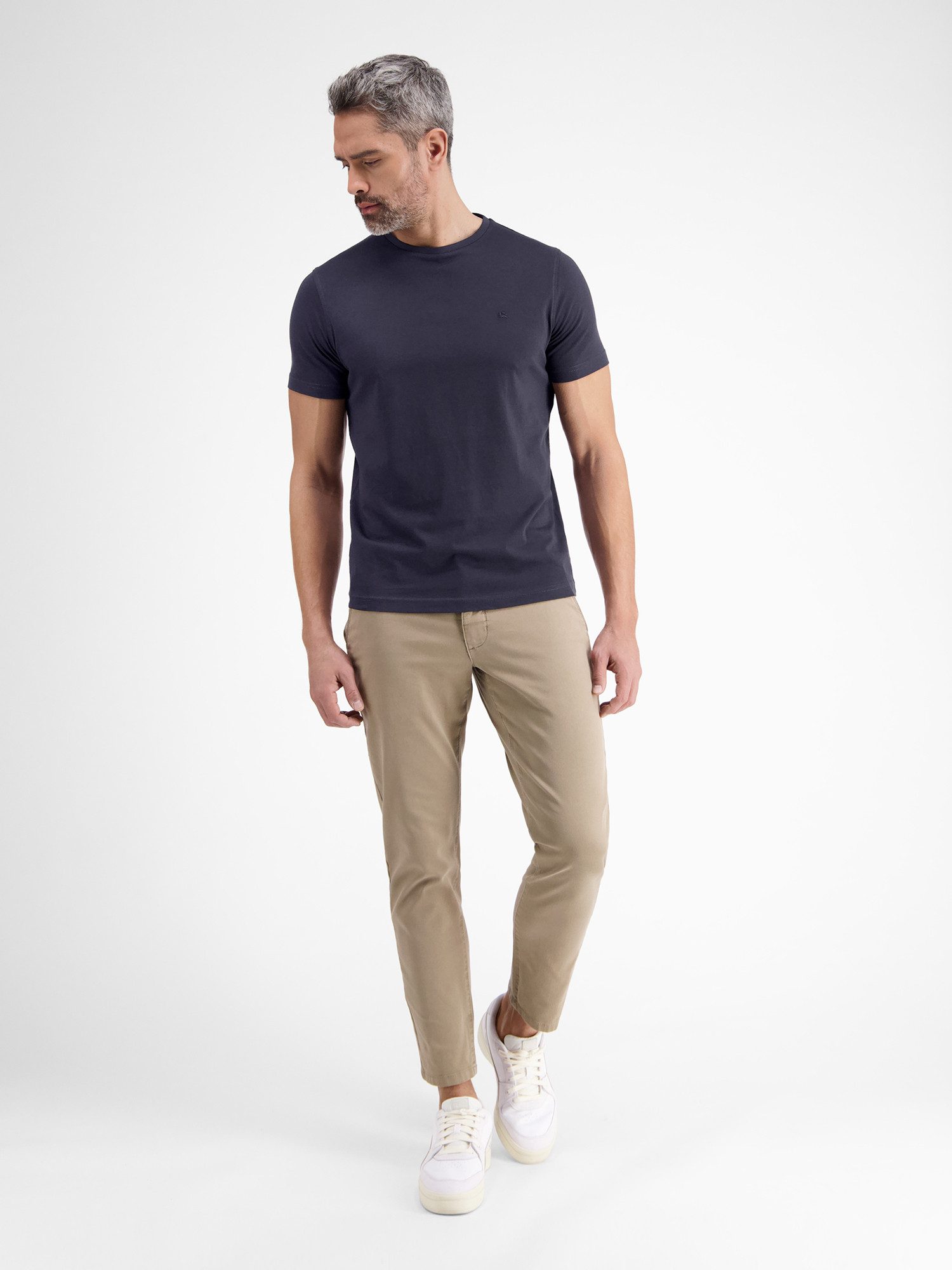 Lerros T-shirt LERROS klassiek ronde hals T-shirt