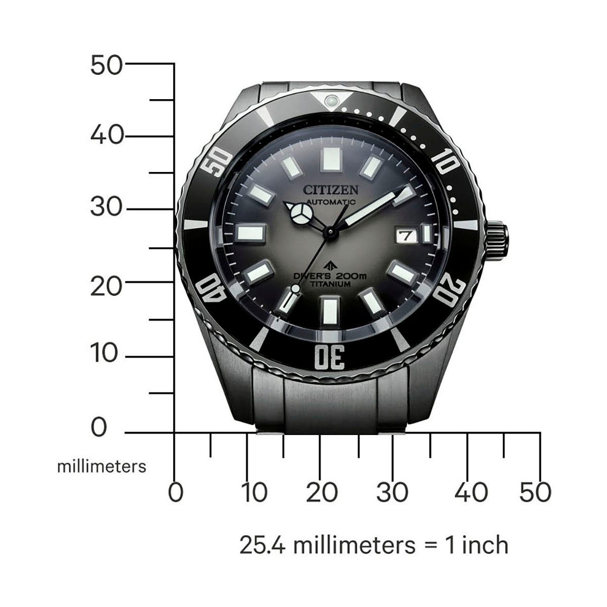Citizen Automatisch horloge Promaster Fujitsubo Mechanical Diver Polshorloge, mechanisch horloge, herenhorloge, titanium, saffierglas