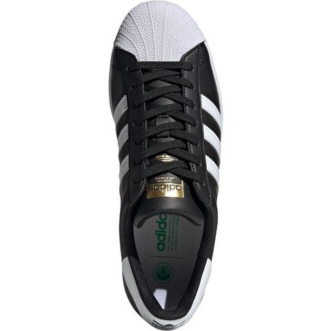 adidas Originals Superstar Vegan sneakers zwart-wit