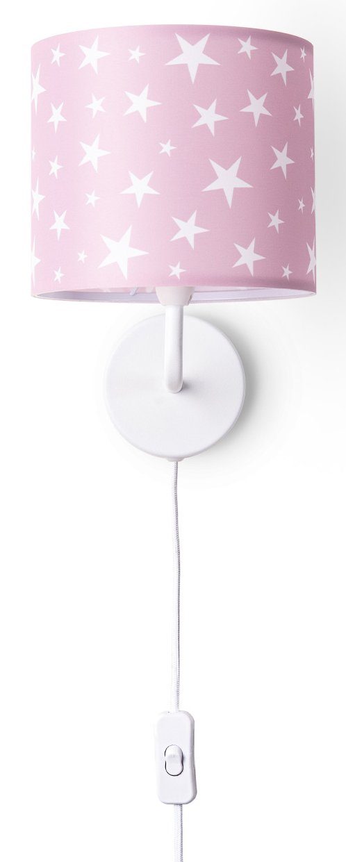 Paco Home Wandlamp Capri 315 Lamp kinderkamer babykamer âˆ…18cm sterren kabellengte 3m E14