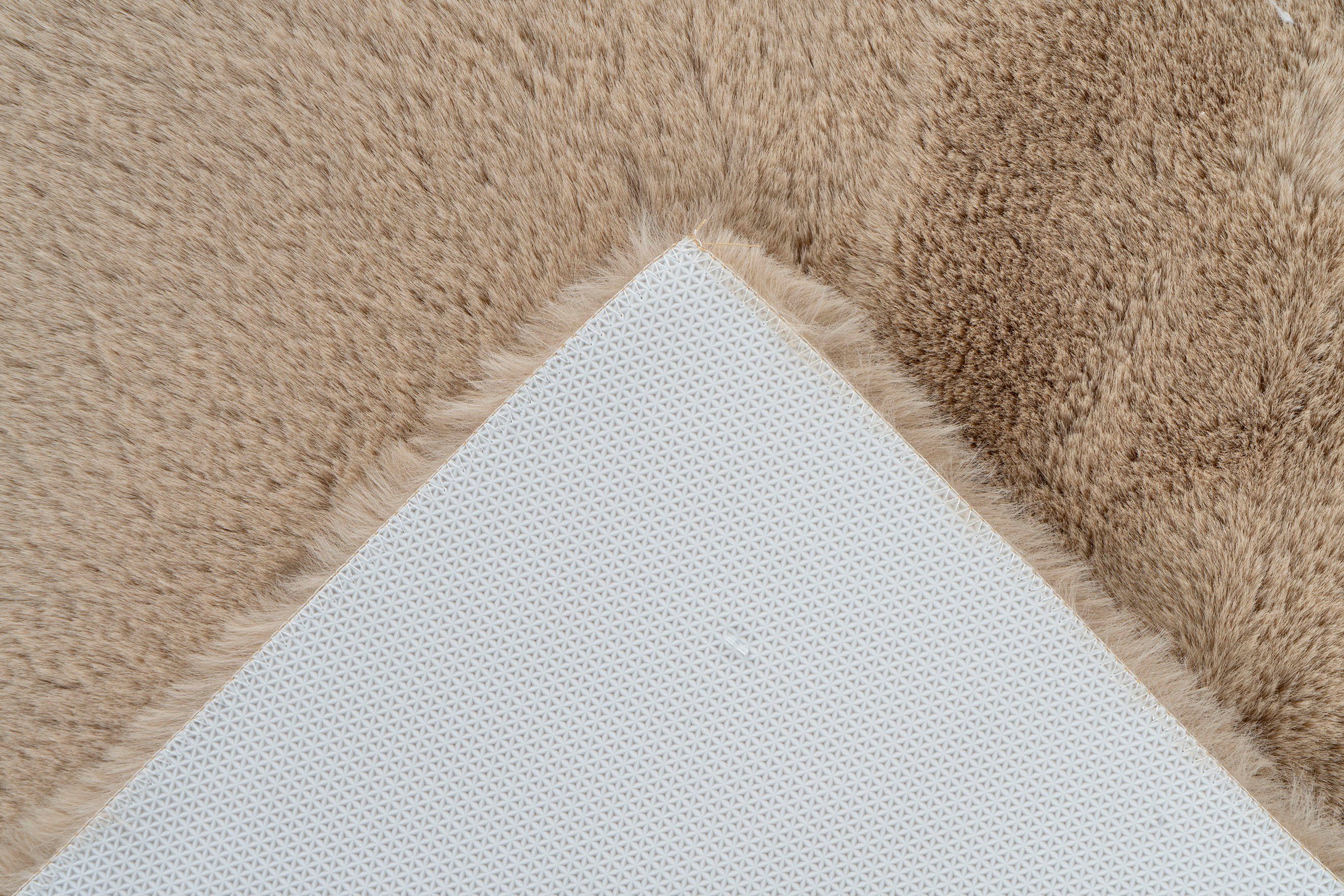Kayoom Badmat Rabbit Light zachte konijnenbont haptiek, badkamer, kinderkamer, slaapkamer (1 stuk)