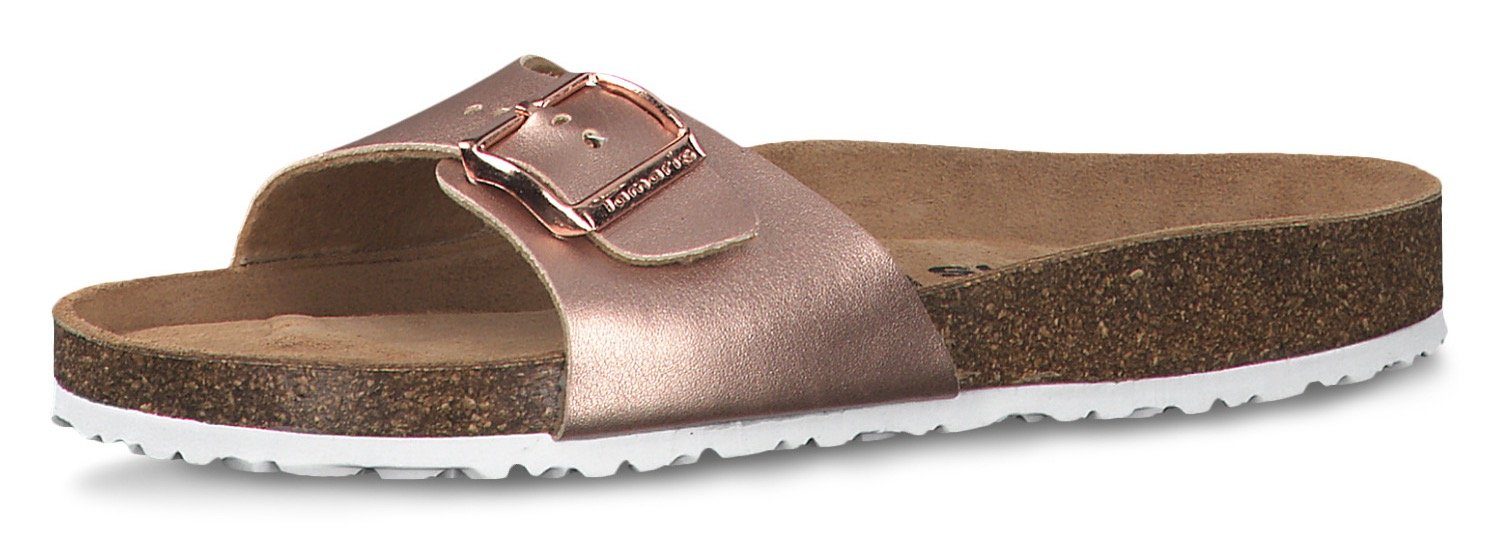 Tamaris Slippers in een metallic look in de online winkel | OTTO
