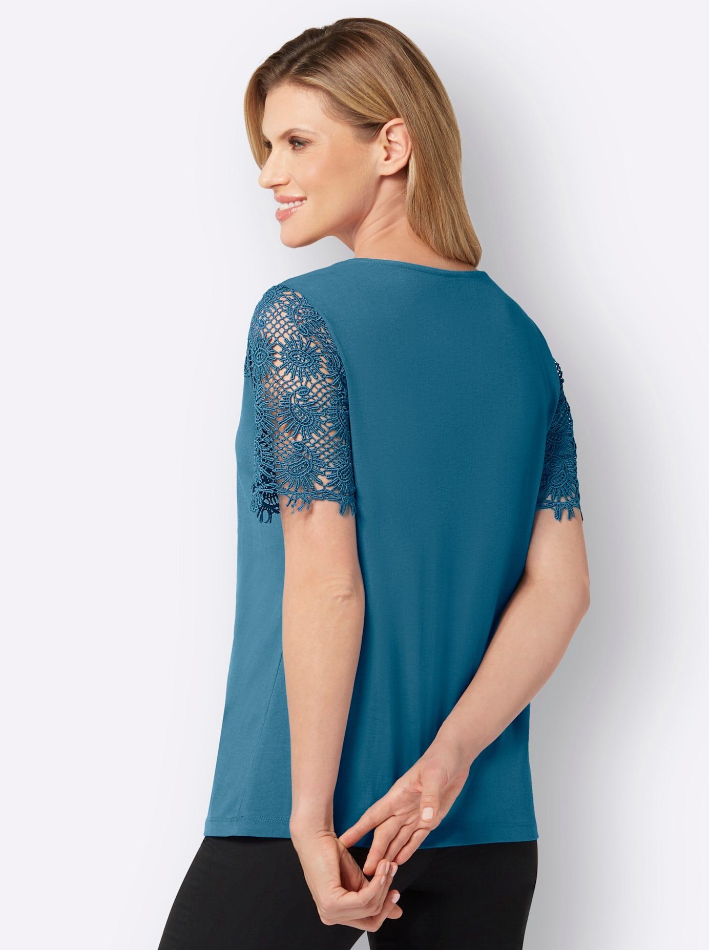 Classic Basics Kanten Shirt (1-delig)