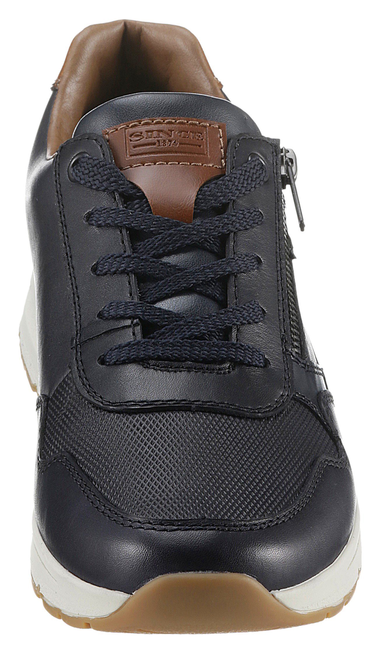 Rieker Sneakers met gepolsterde schaprand, vrijetijdsschoen, lage schoen, veterschoen