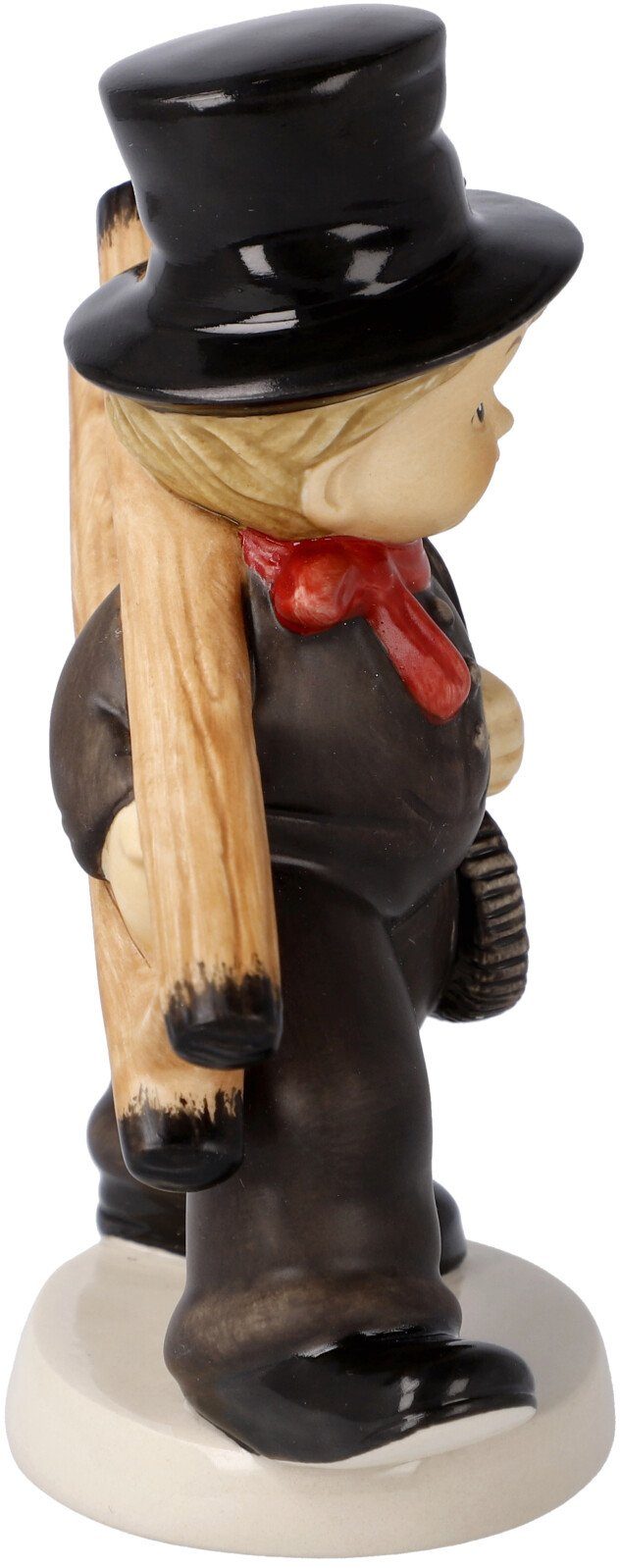 Goebel Kerstfiguur Talisman, kerstversiering Geluksbrenger, porselein, figuur - schoorsteenveger met klavertje