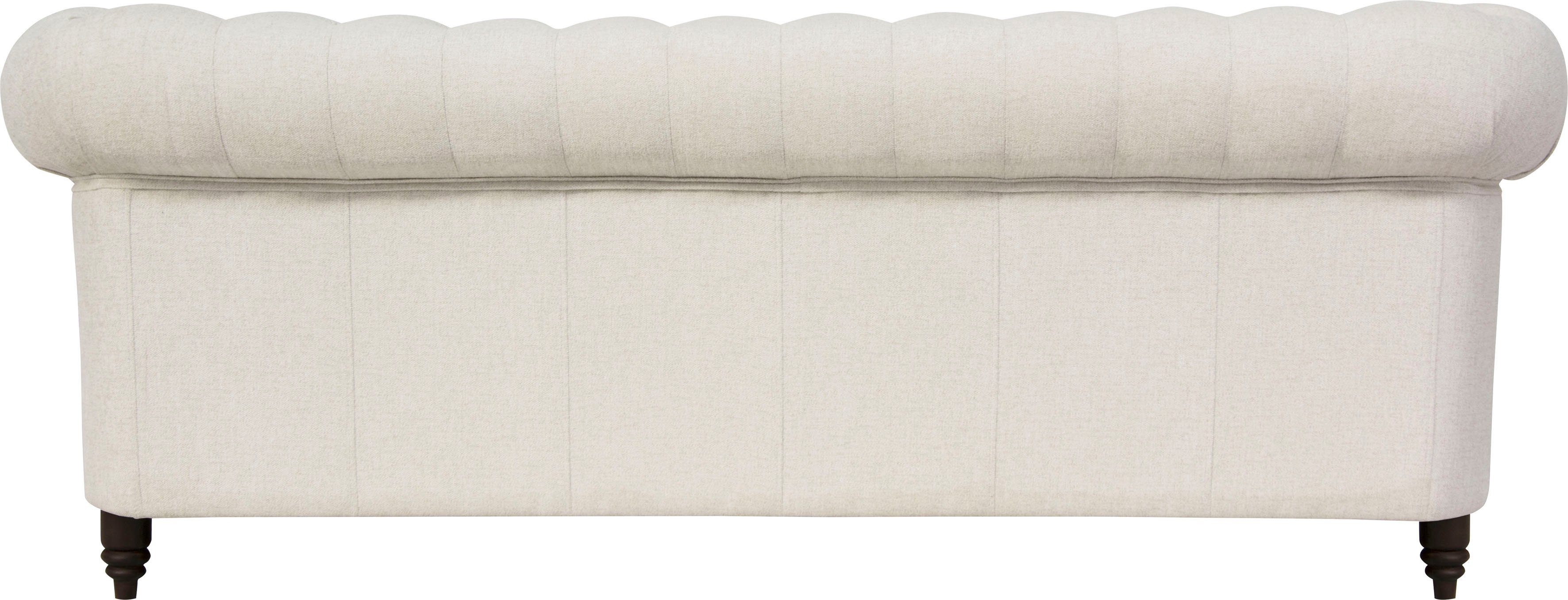 Home affaire Chesterfield-bank Aarburg luxueuze capitonnage en siernagels in chesterfield-design