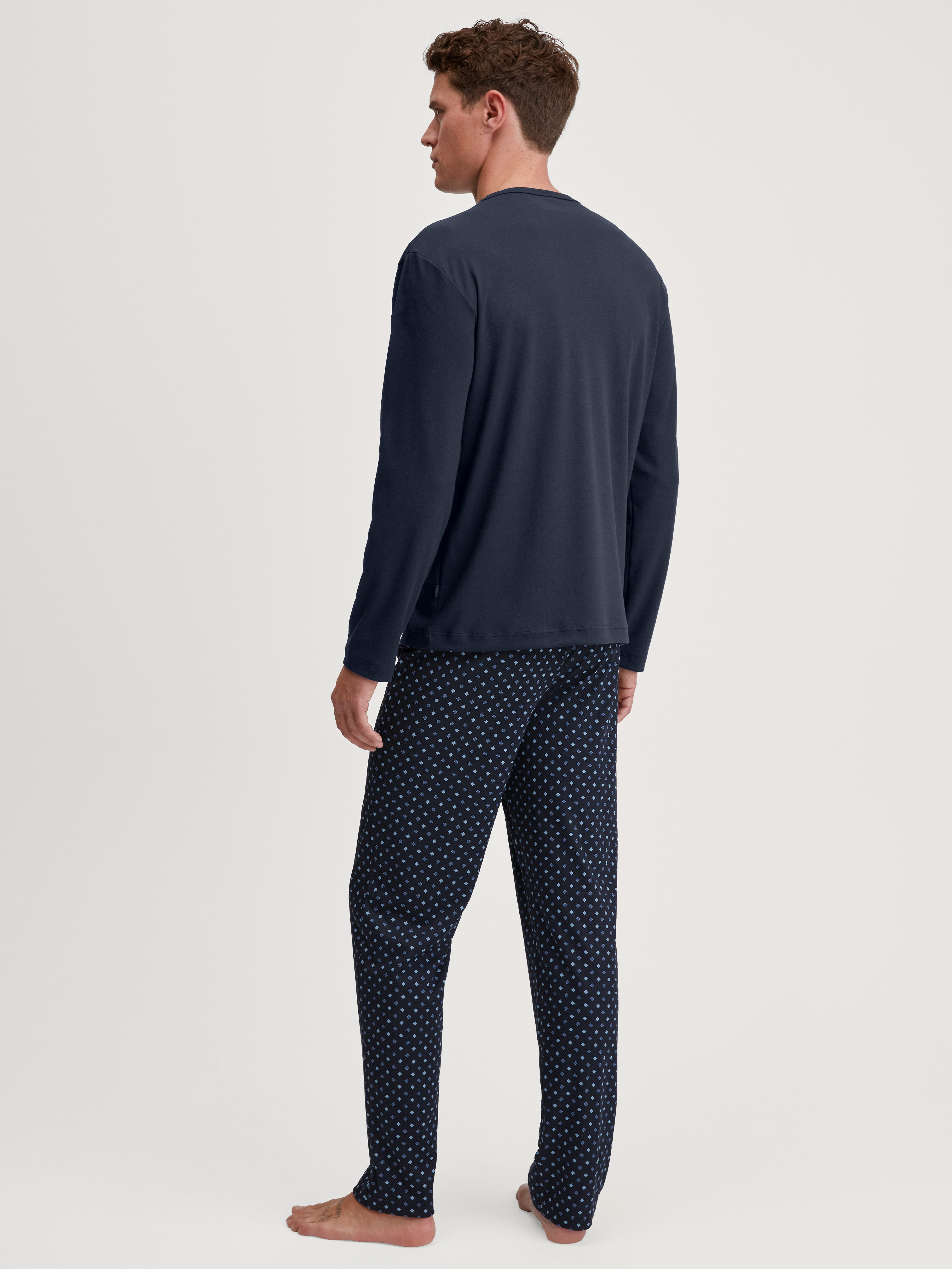 CALIDA Pyjama Relax Streamline met opgestikte borstzak (set, 2-delig)