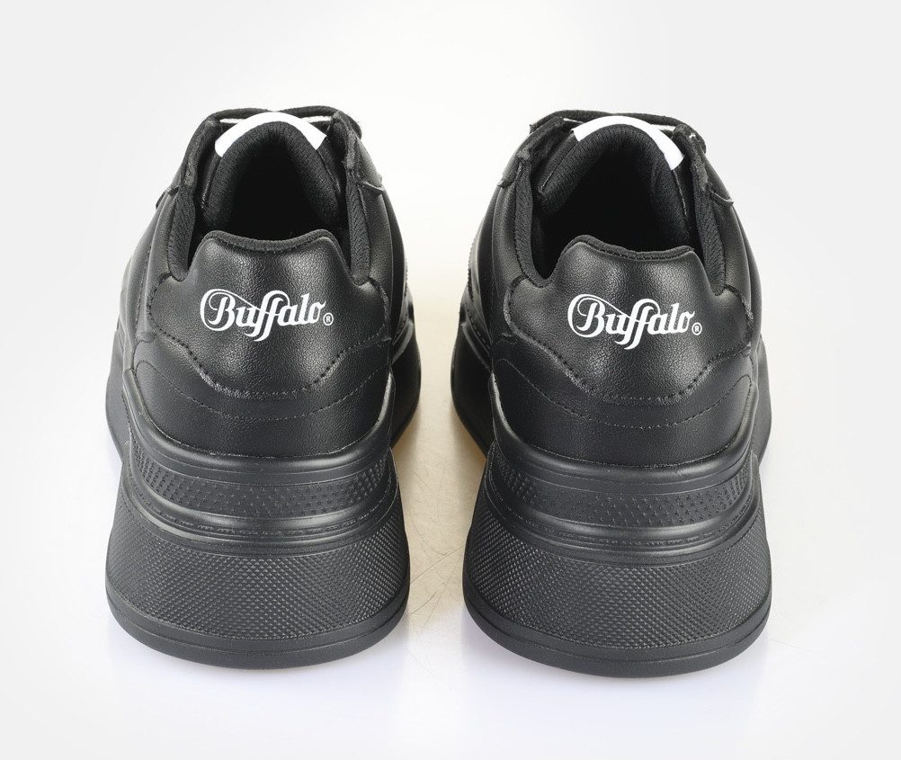 Buffalo Plateausneakers BESU VEGAN Streetwear-sneaker, veterschoen, lage schoen met Memory Foam-binnenzool