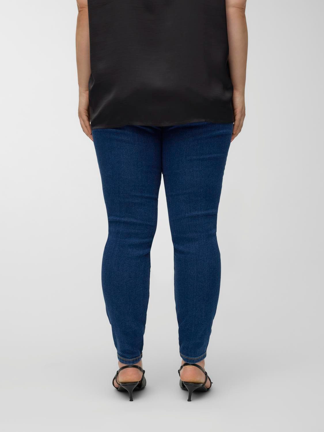 Vero Moda Curve Skinny fit jeans VMCELLY MR SKINNY JEANS BLUE CUR NOOS