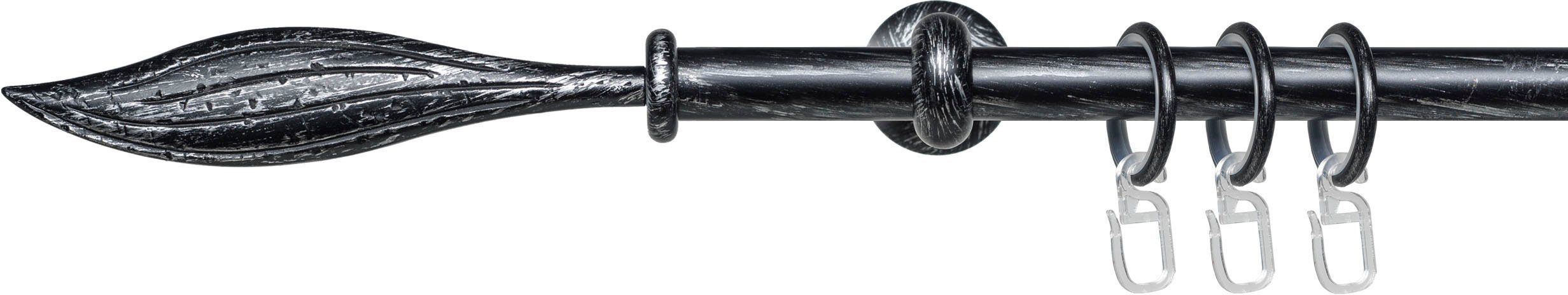 Liedeco Eindstuk voor gordijnroede Eindstuk, eindknop blad "Esperanca" voor 16 mm stangen (2 stuks)