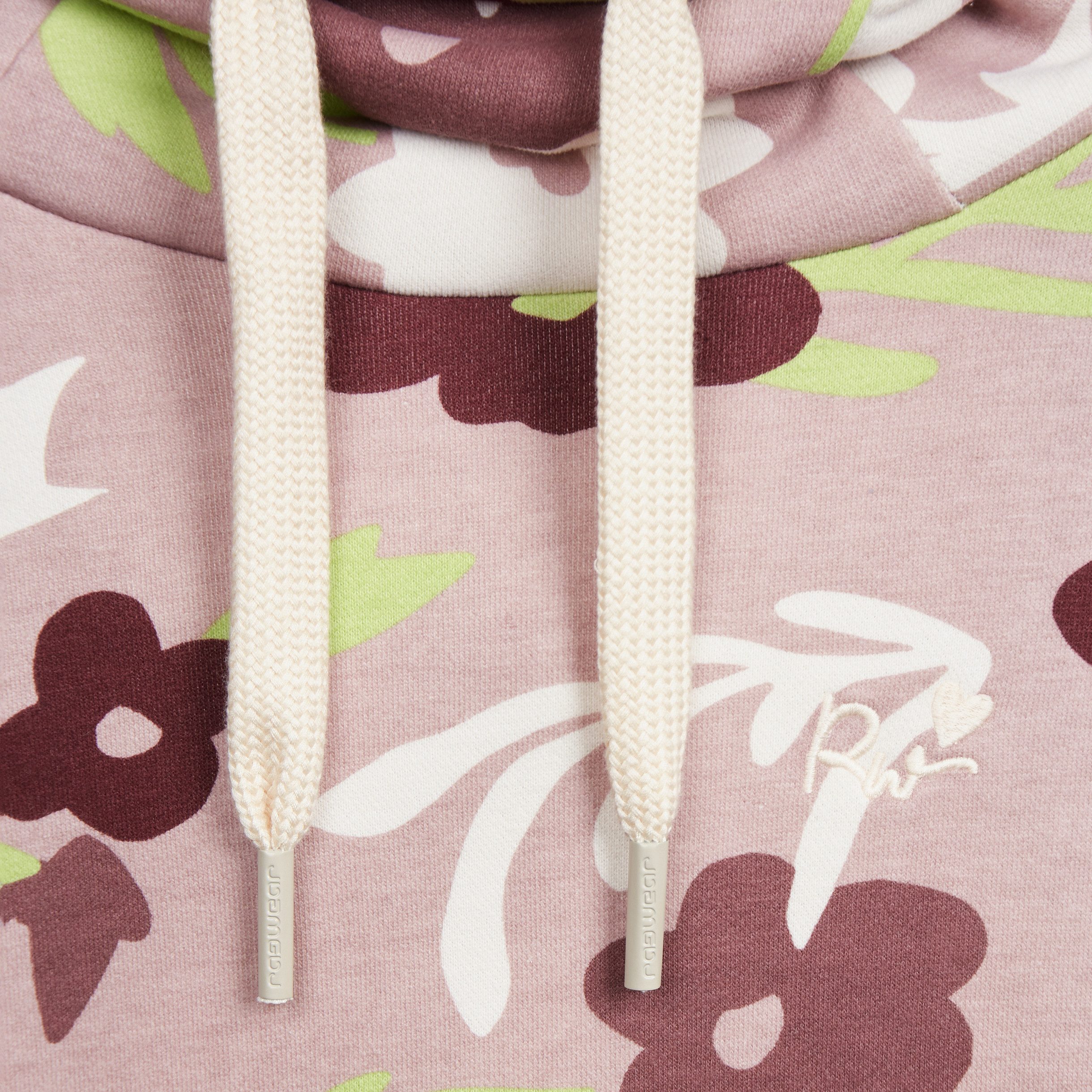 Ragwear Hoodie YODIS PRINT met bloemetjes all-over print