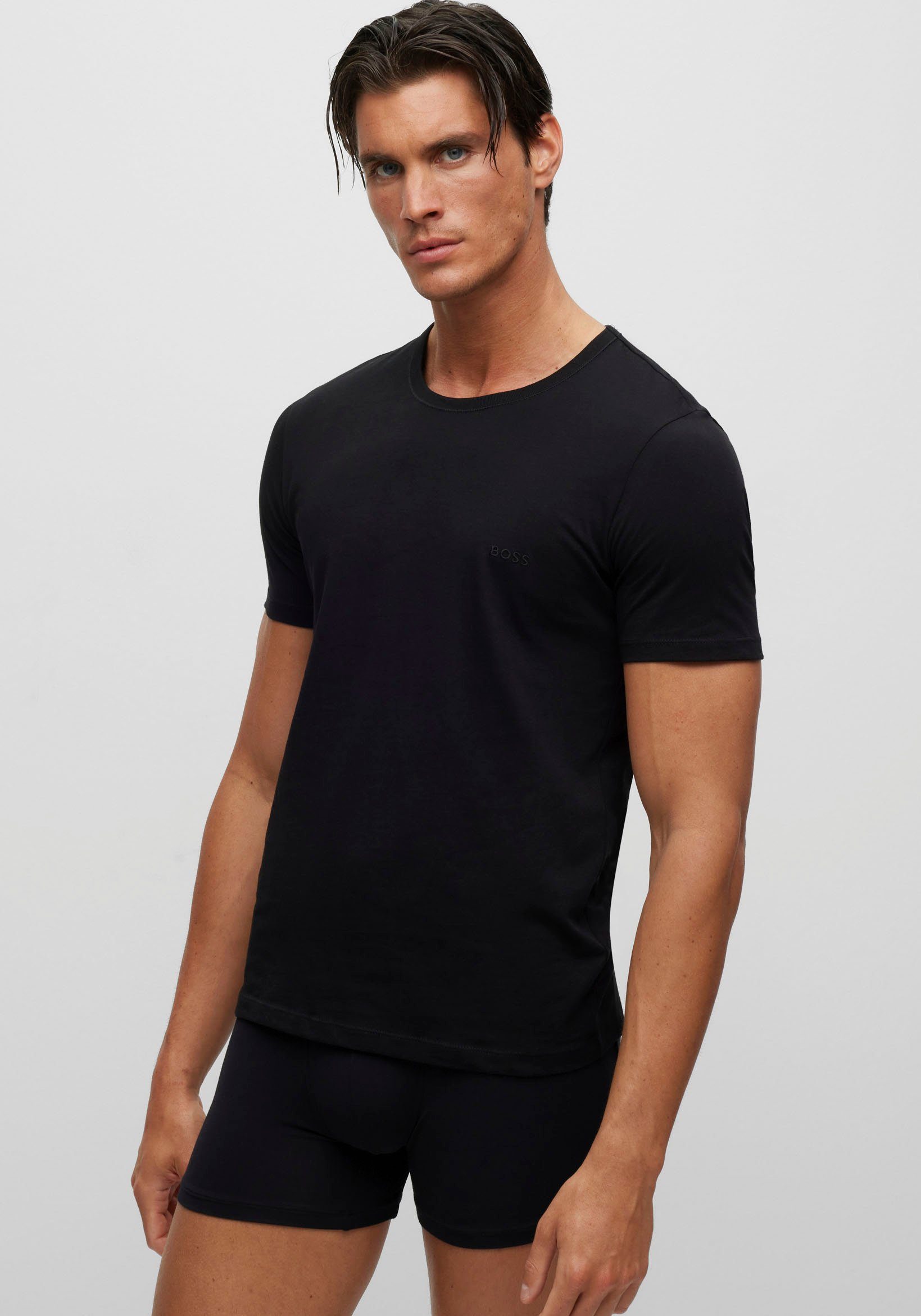BOSS T-shirt Ronde hals BOSS ONE x David Beckham (3-delig, Set van 3)