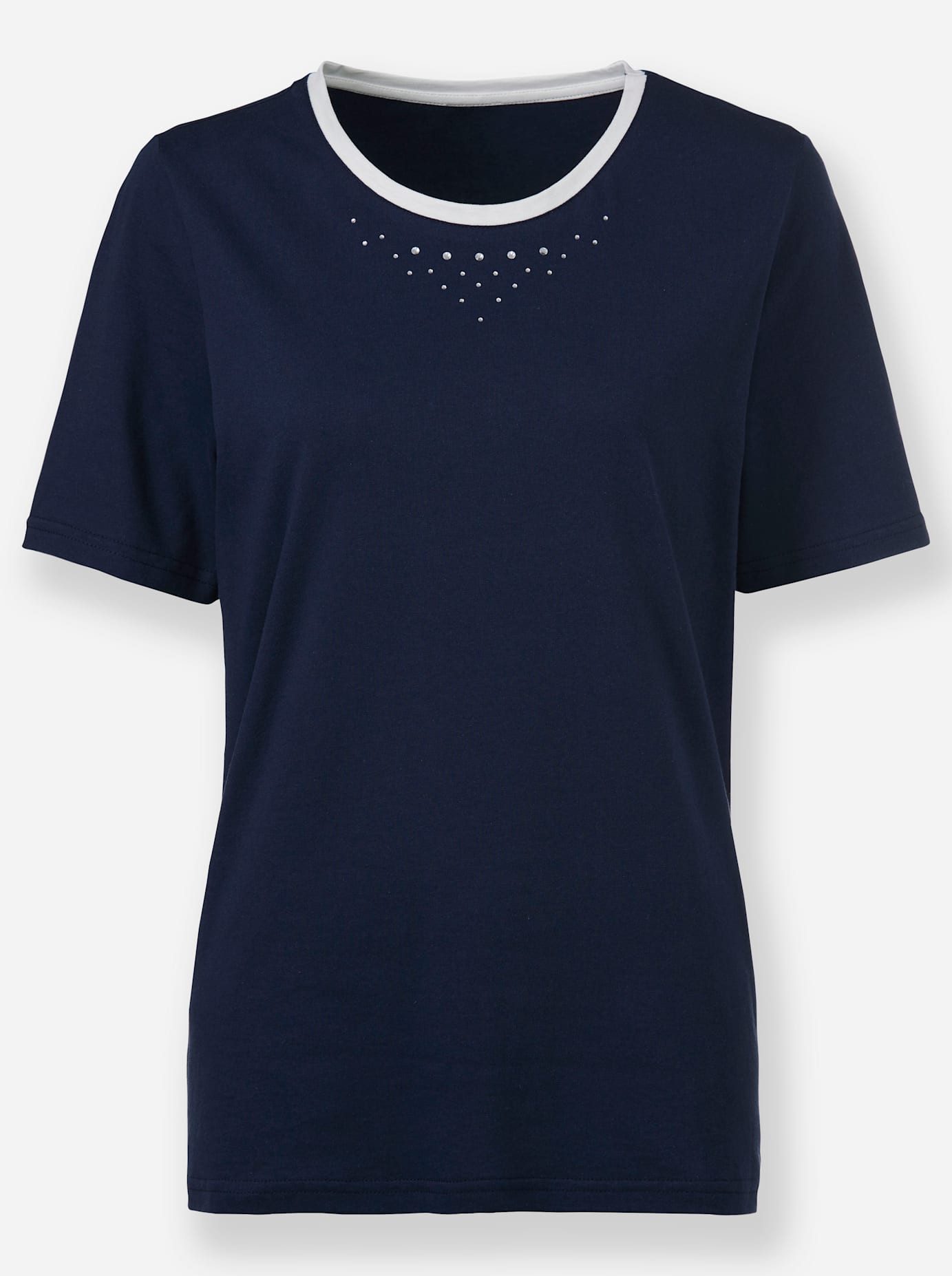 Classic Shirt met ronde hals Shirt (1-delig)