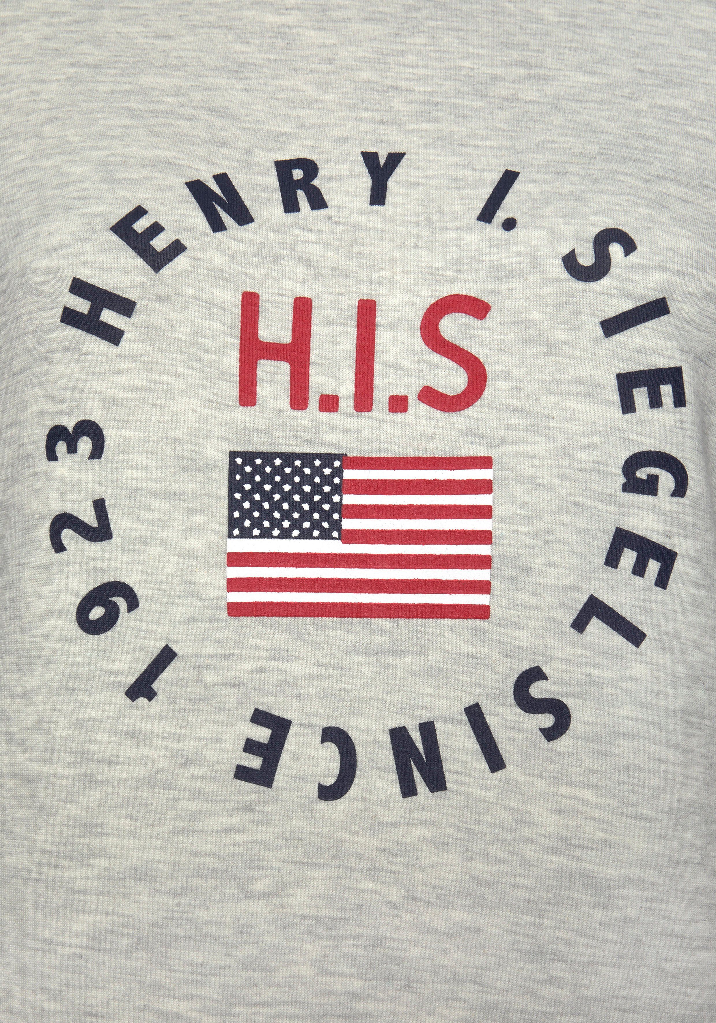 H.I.S Sweatshirt met logoprint, loungepak