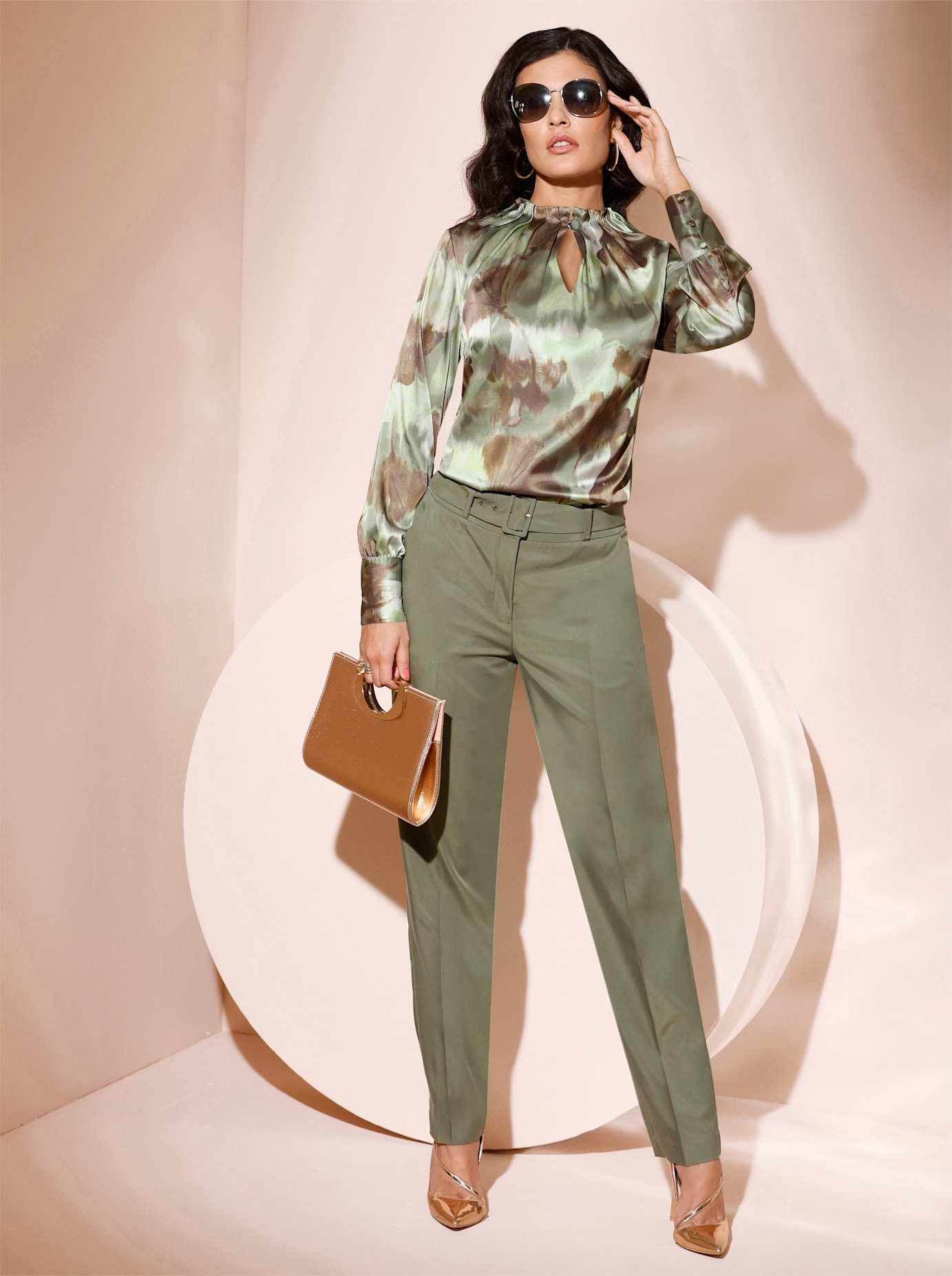 Creation L Satijnen blouse