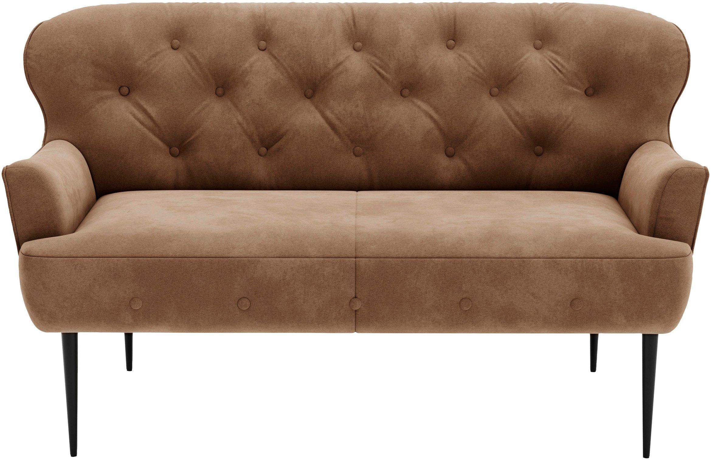 Places of Style 2-zitsbank Amber met capitonnage, in verschillende stofsoorten