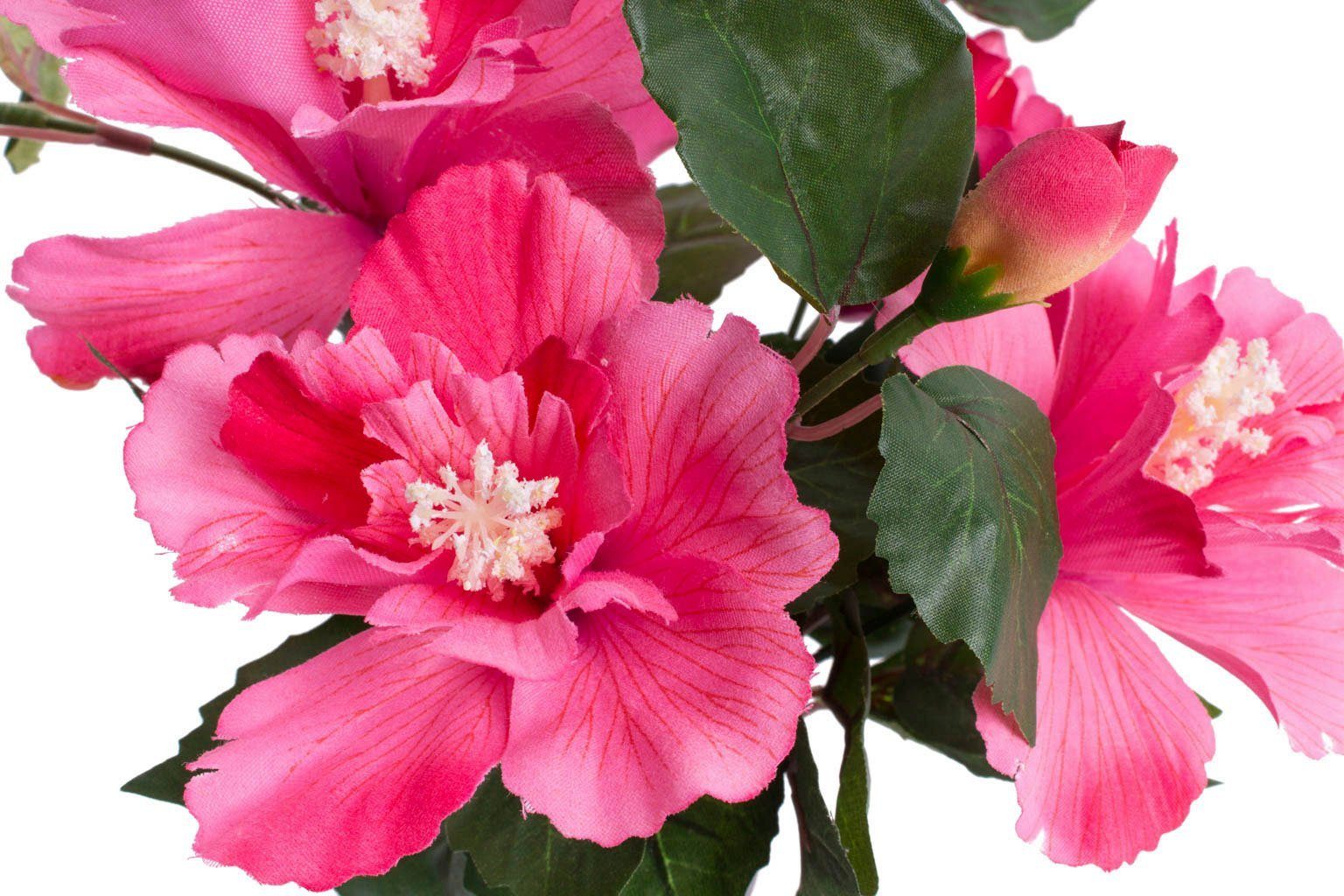 Botanic-Haus Kunstbloem Hibiscus in pot (1 stuk)