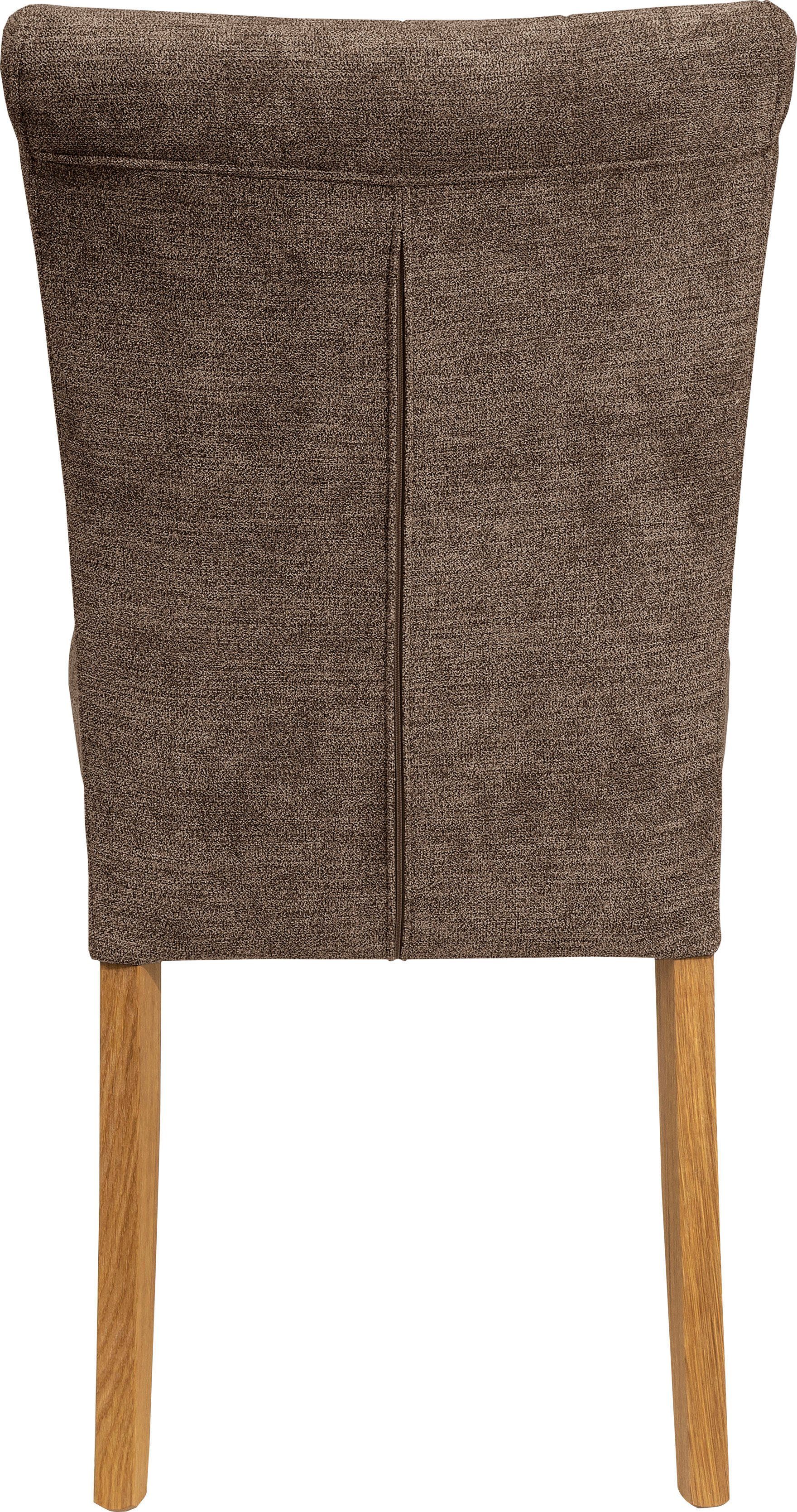 Home affaire Stoel Queen Eetkamerstoel met capitonnage, set van 2, 4 of 6