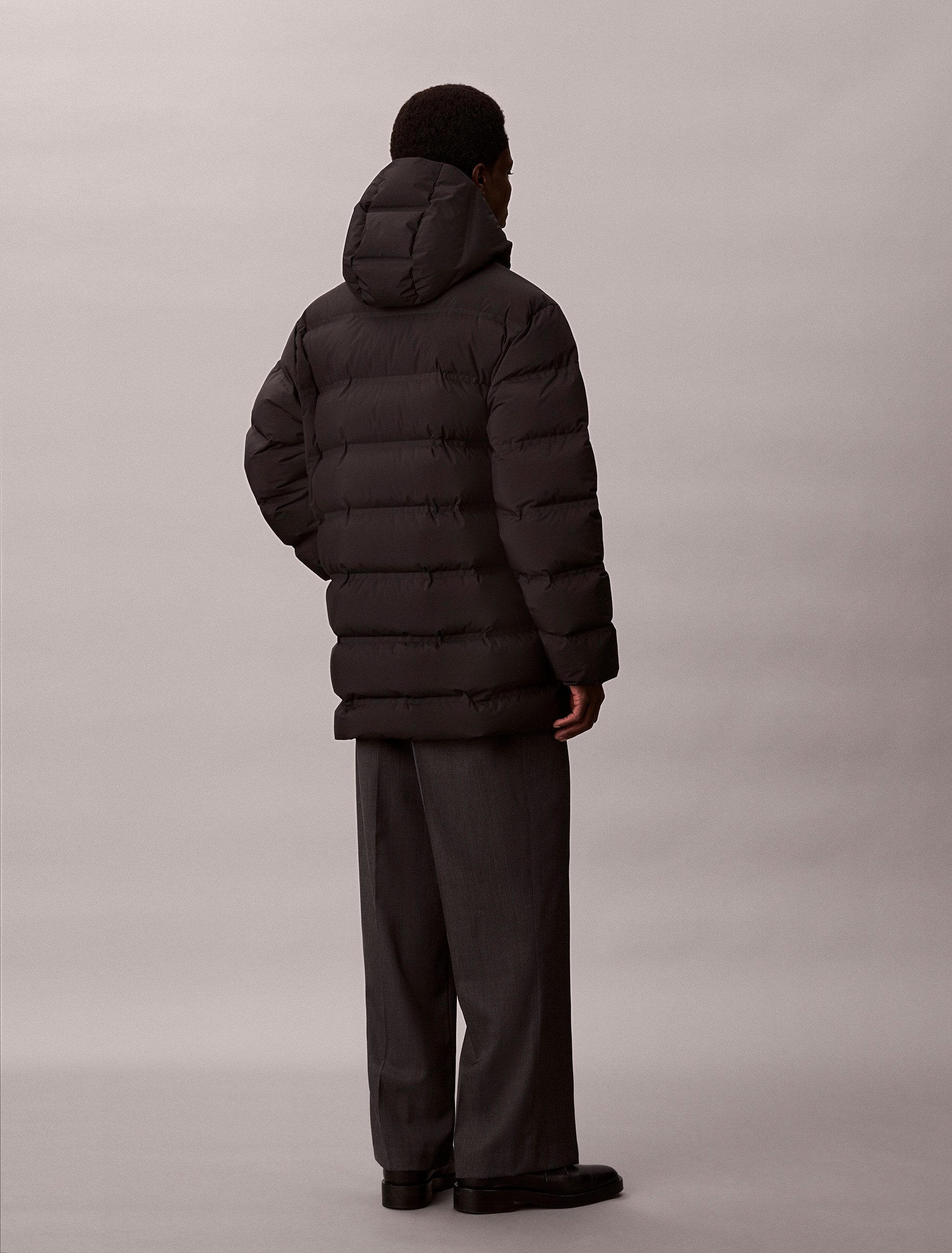Calvin Klein Gewatteerde jas LS BONDED CHNNLD LONG HOODED PUF