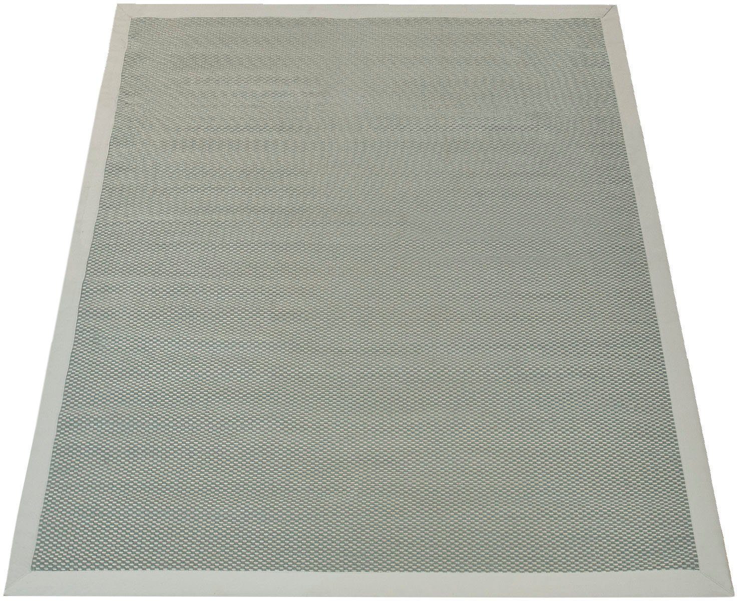 Paco Home Vloerkleed Sisala 270 Platweefsel, geweven, sisal look, randdessin, geschikt voor binnen en buiten moderne vloerkleden maat 120x170 cm