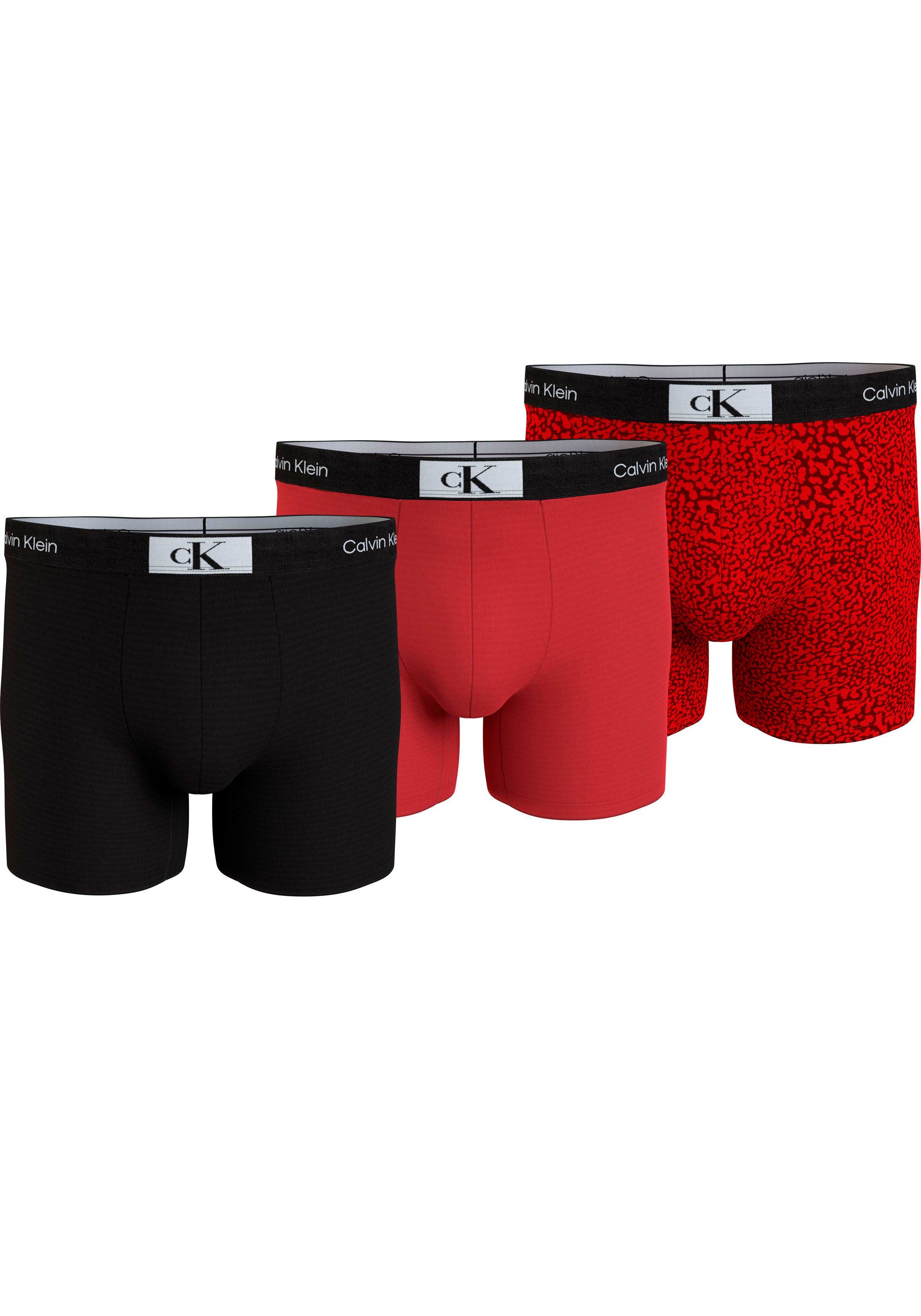 Calvin Klein Boxershort BOXER BRIEF 3PK met elastische logo-band (3 stuks Set van 3)