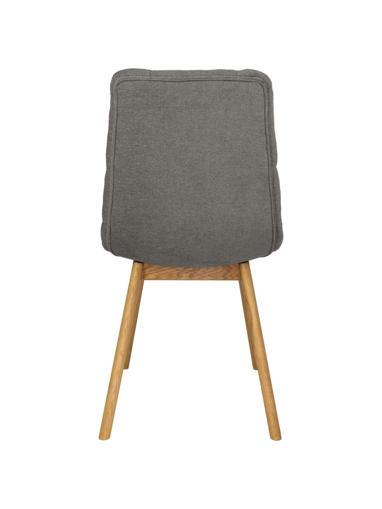 andas Stoel met 4 poten Ramon met massief houten poten, verschillende stoffen en kleuren (set, 2 stuks)