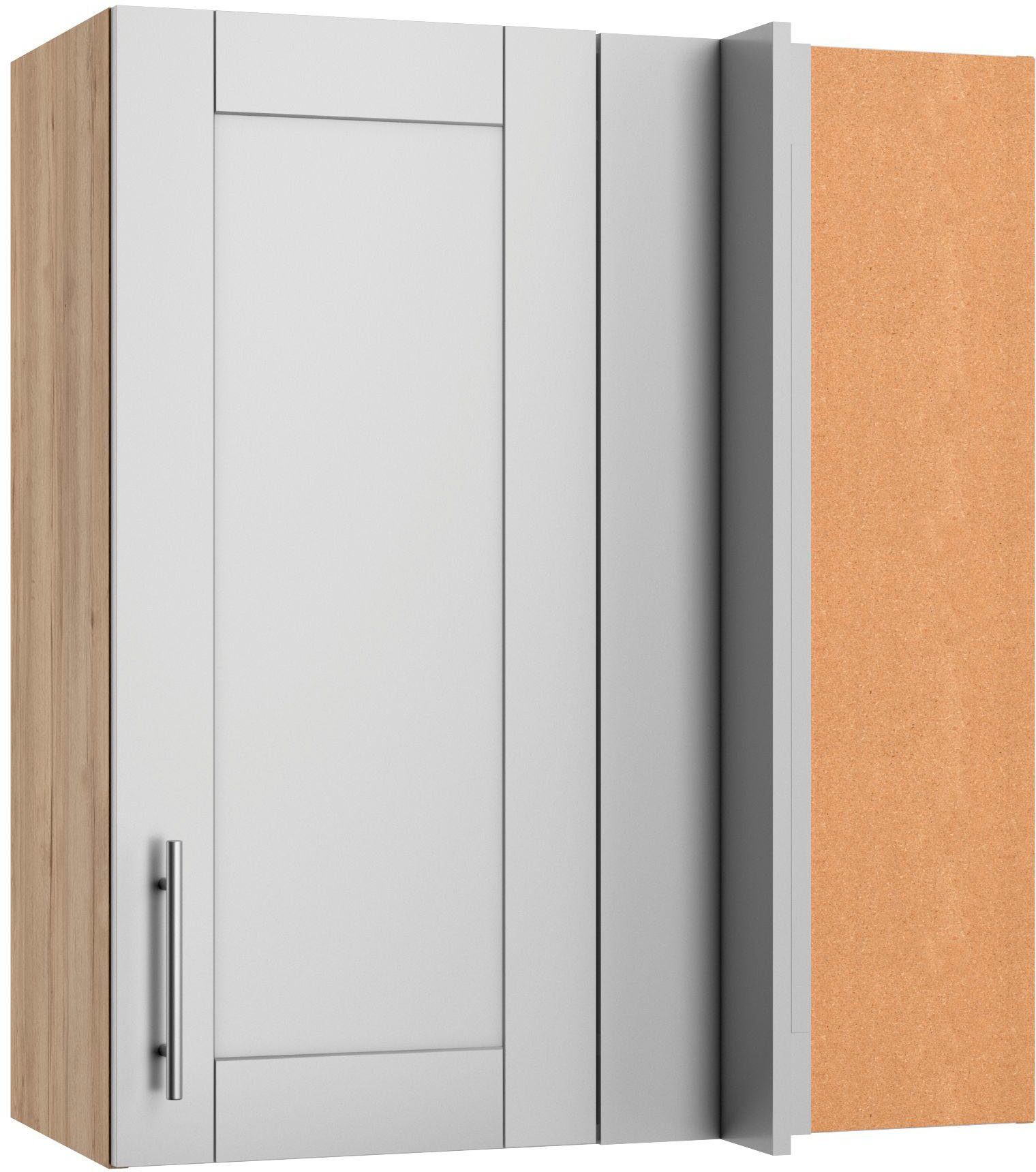 OPTIFIT Hangend hoekkastje KS-Ahus Breedte 80 x 45 cm