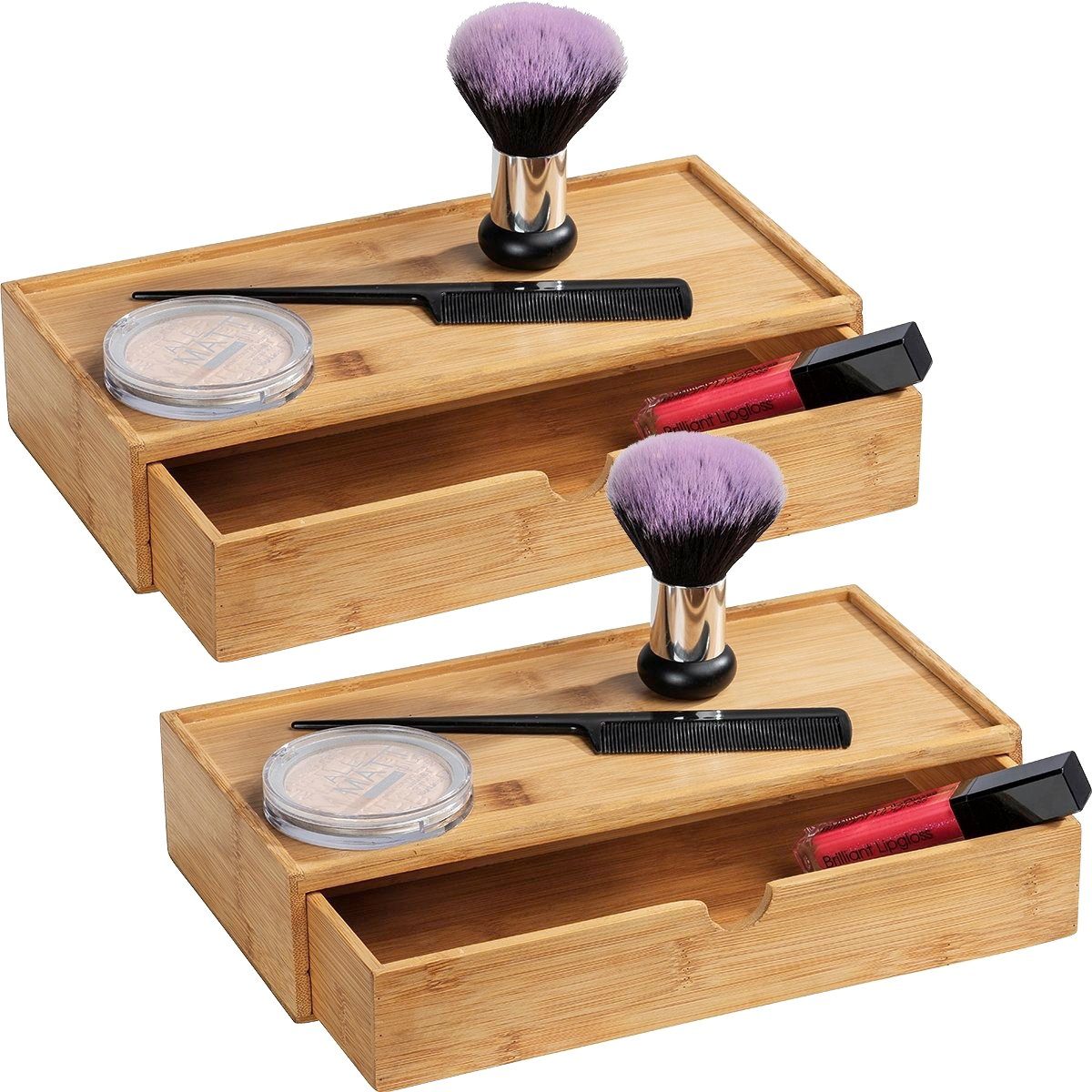 WENKO Opbergbox Terra met laden (set, 2 stuks)