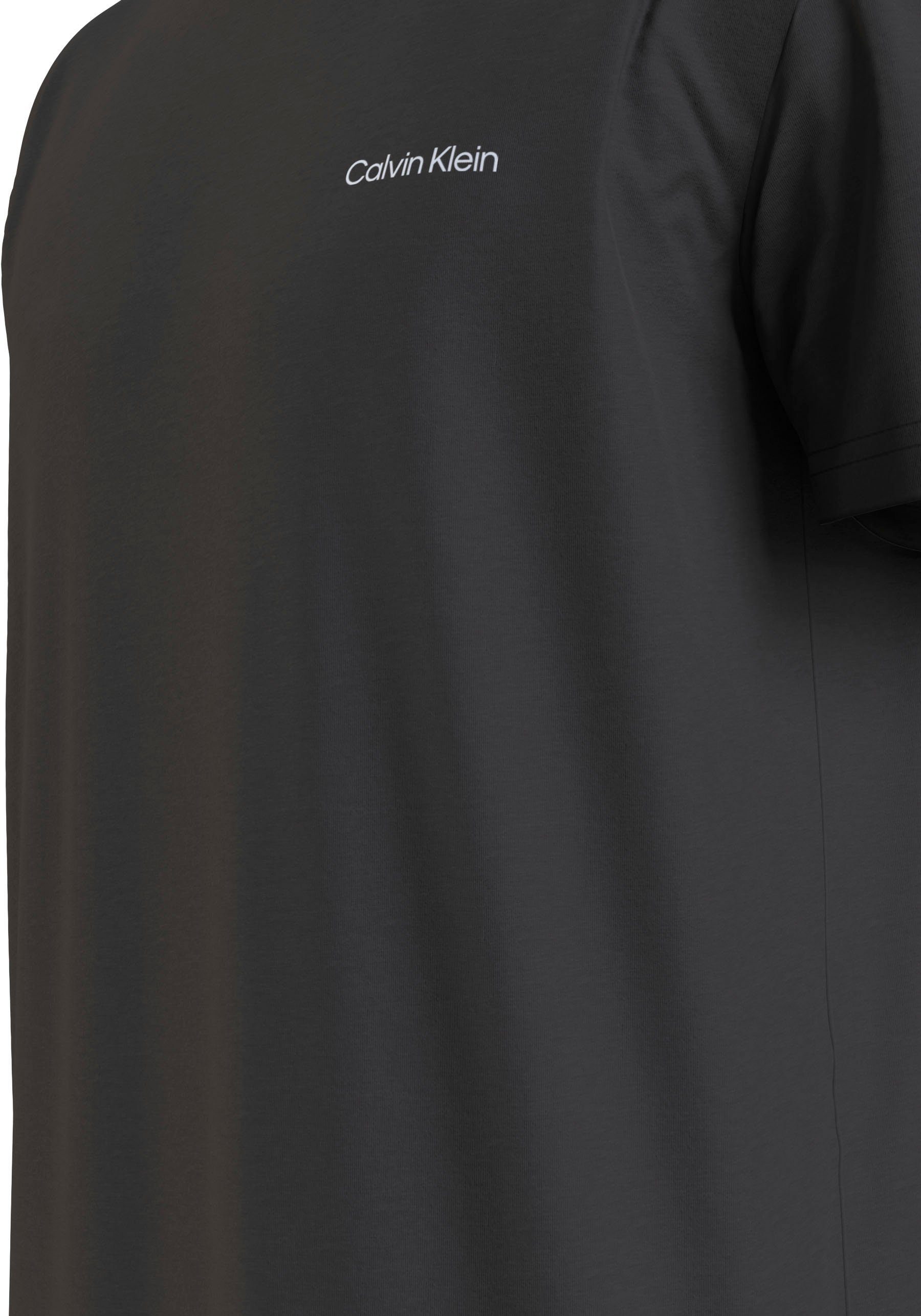 Calvin Klein T-shirt Micro Logo van dikke winterjersey, met logoprint