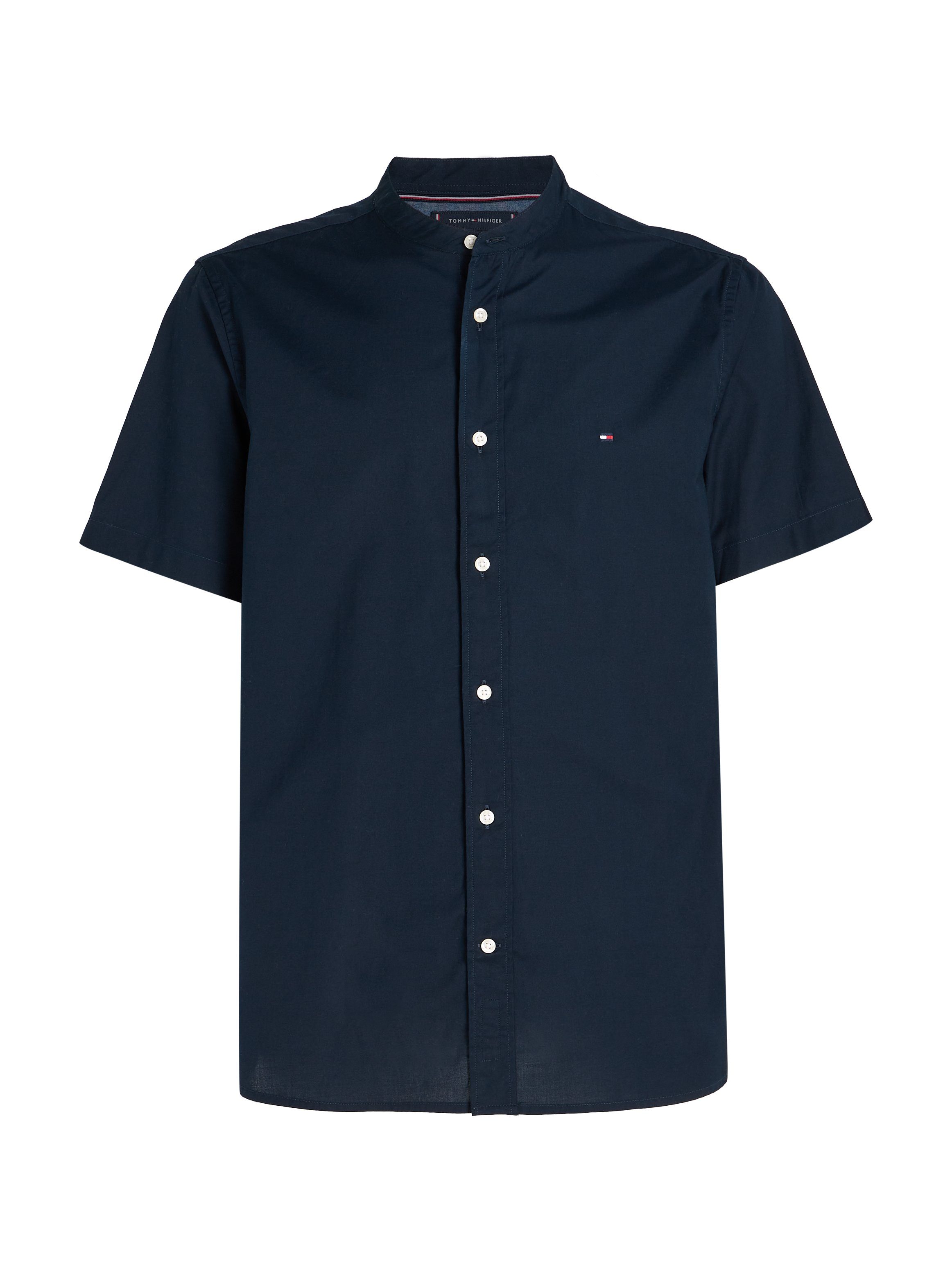 Tommy Hilfiger Overhemd met korte mouwen FLEX POPLIN MAO RF SHIRT