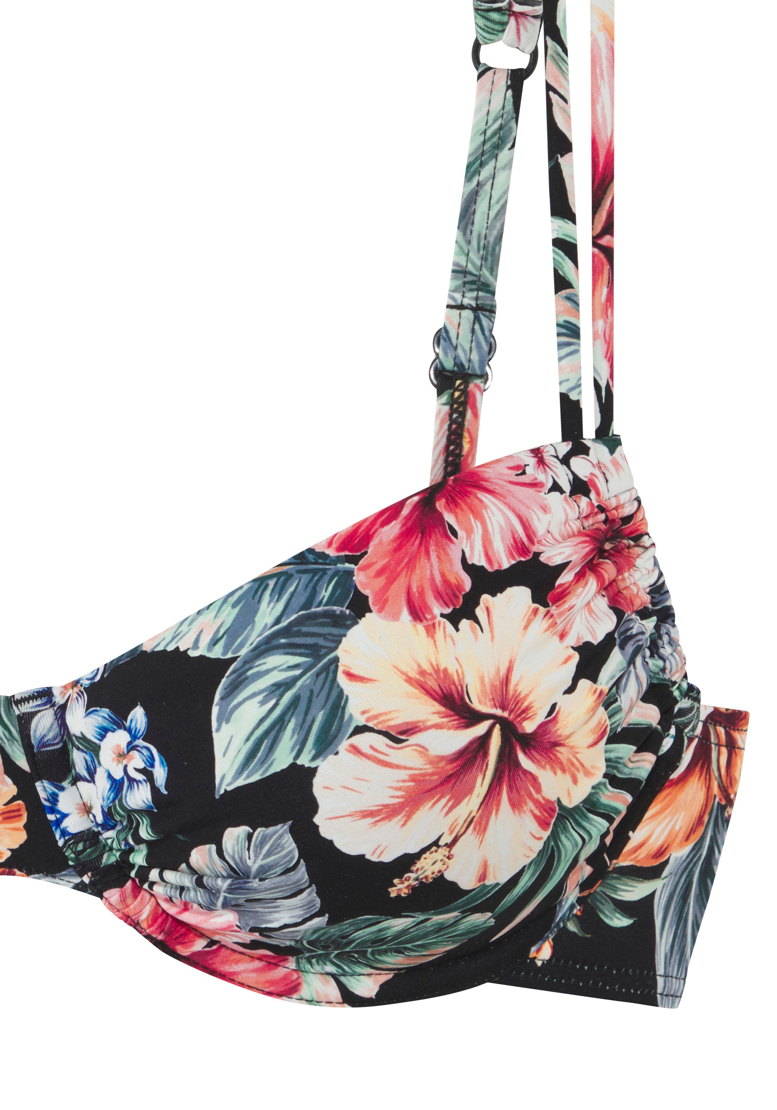 Lascana Beugelbikinitop Salsa met mooie bloemenprint