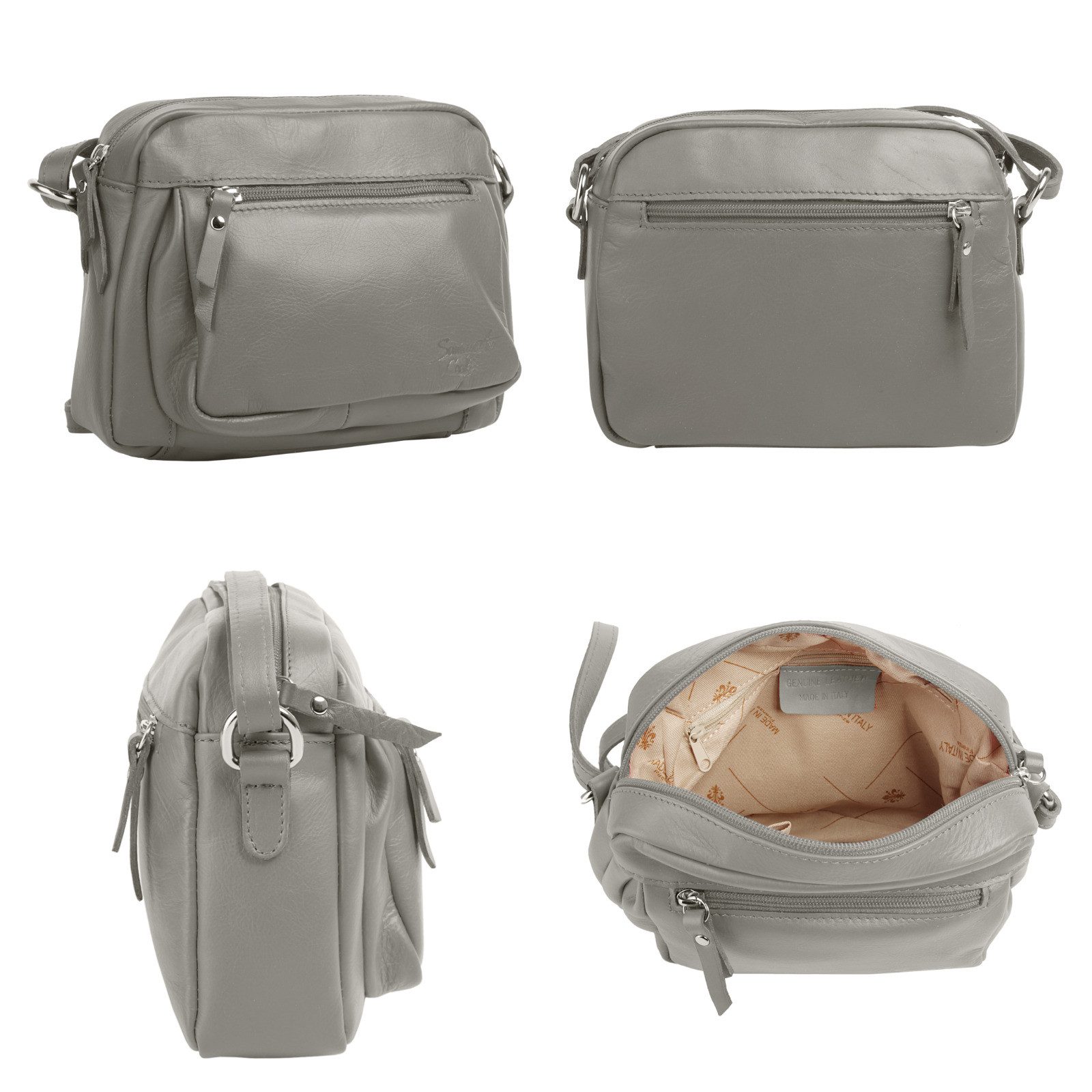 Samantha Look Schoudertas echt leder