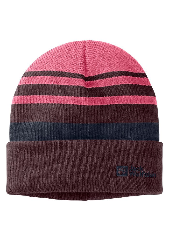 Jack Wolfskin Beanie STRIPY KNIT BEANIE K