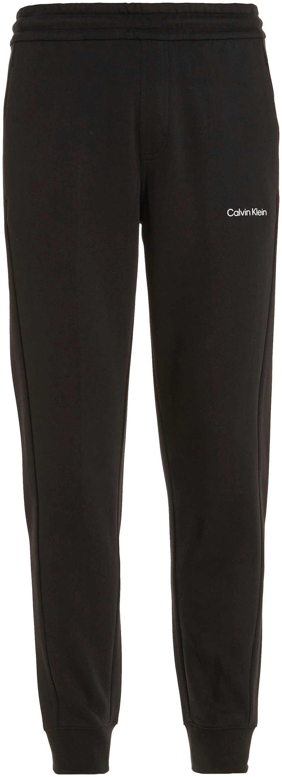 Calvin Klein Sweatbroek MICRO LOGO JOGGER met contrasterende zoom aan de broekspijp