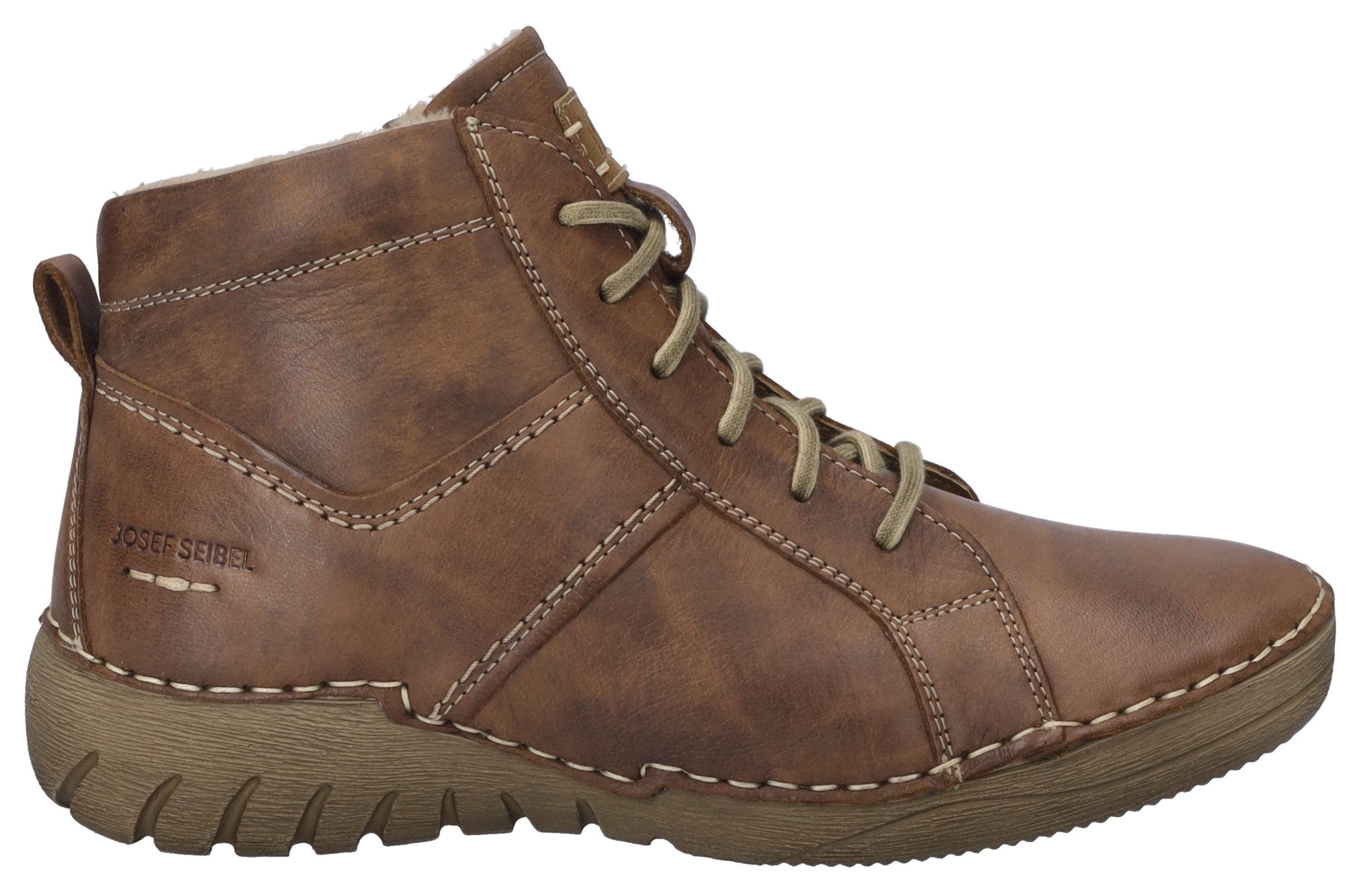 Josef Seibel Veterlaarsjes Felicia 01 Veterschoenen, sneakers, vrijetijdsschoen met modieuze siernaad