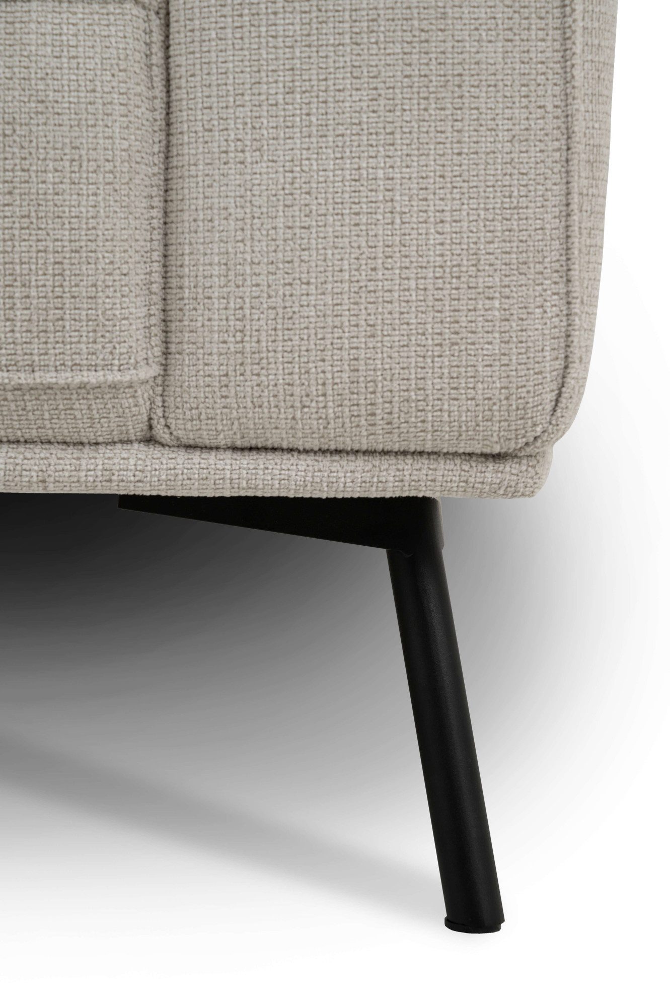 andas Hoekbank Vosby Breedte 260 cm, chenille, met decoratieve kedernaad