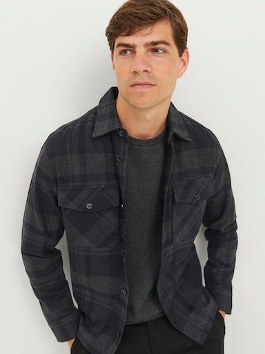 Jack & Jones Geruit overhemd JPRROY CHECK OVERSHIRT L/S SN