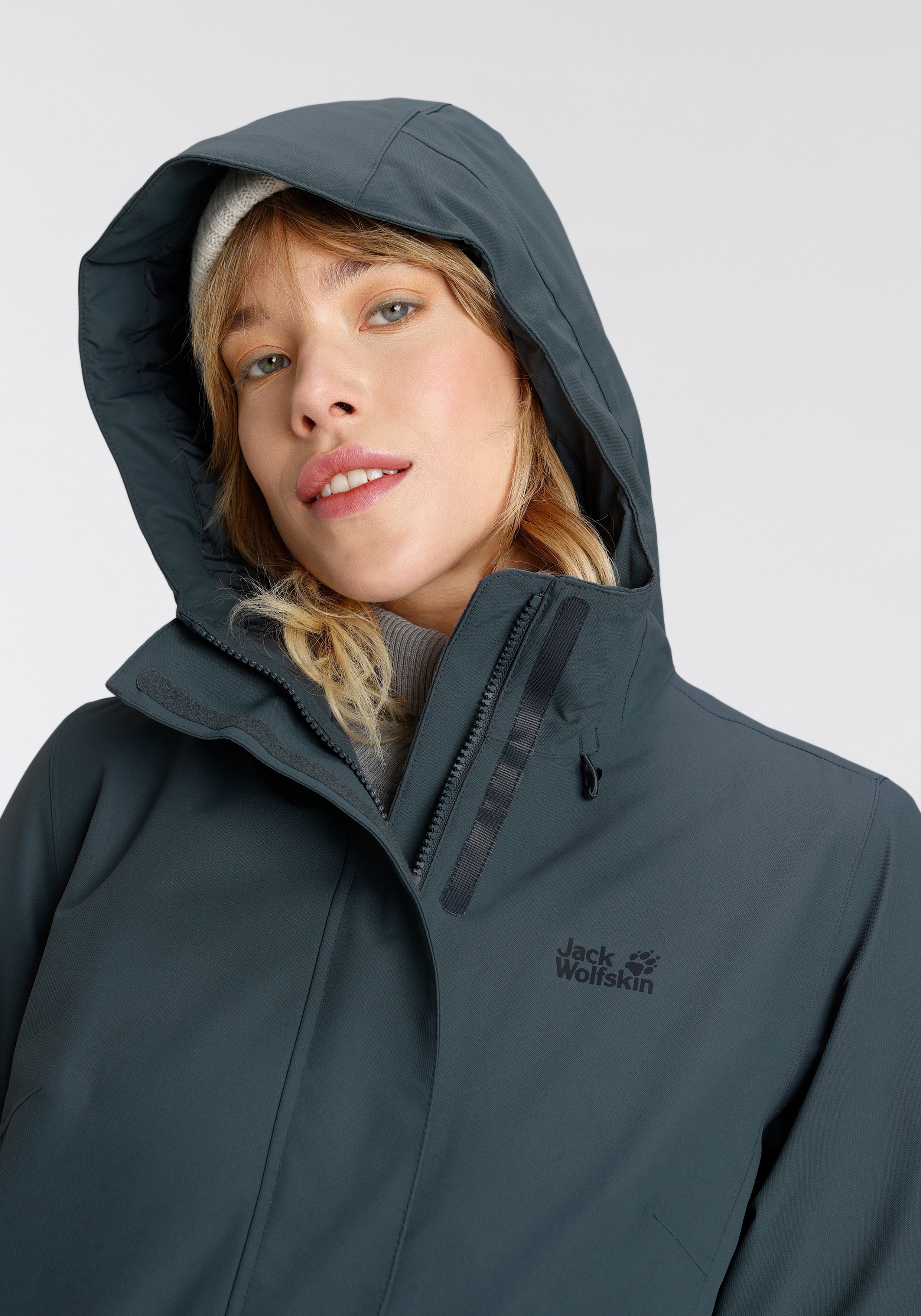 Jack Wolfskin Parka KIOLA Winddicht & waterafstotend & ademend