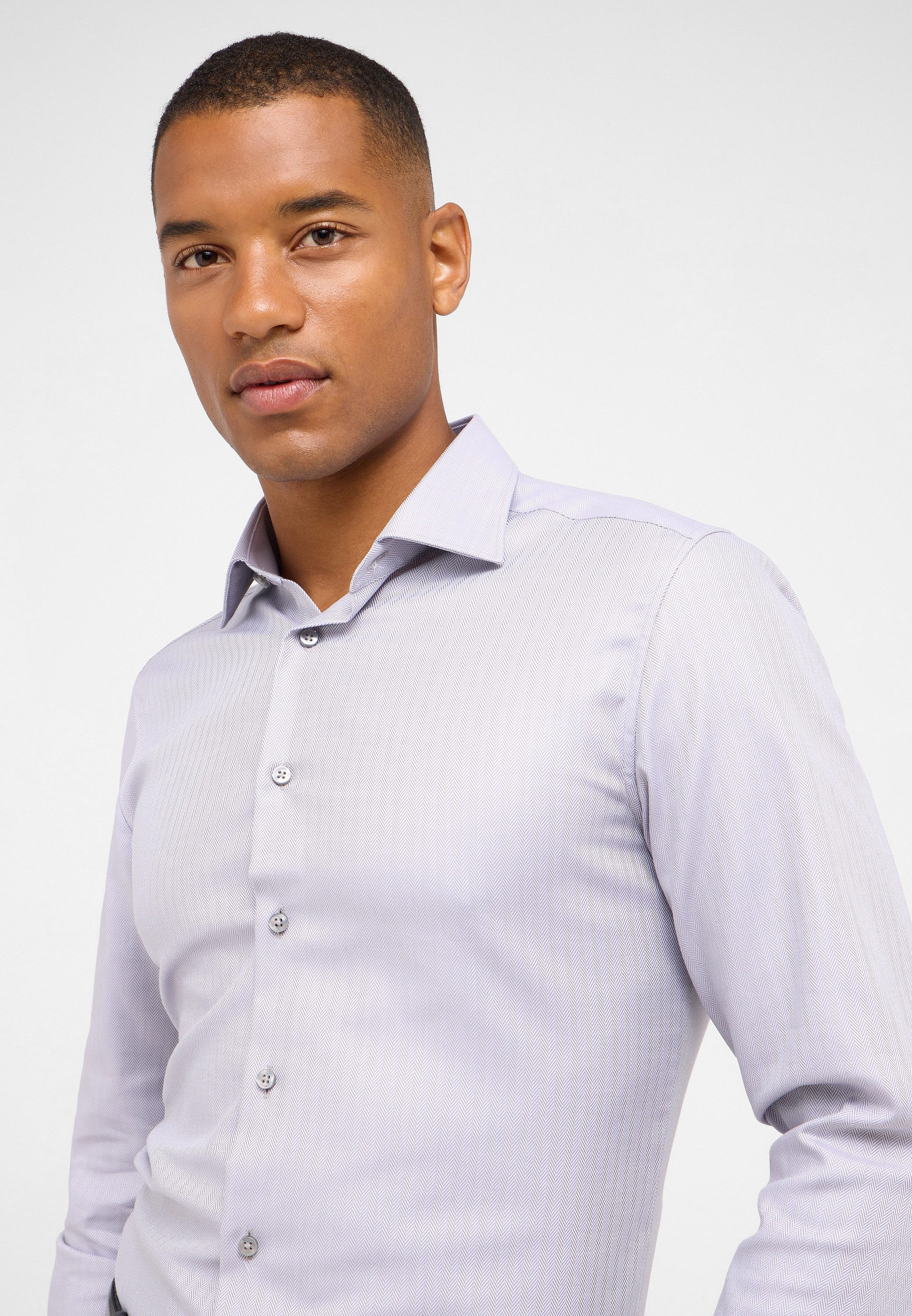 Eterna Overhemd met lange mouwen Slim fit