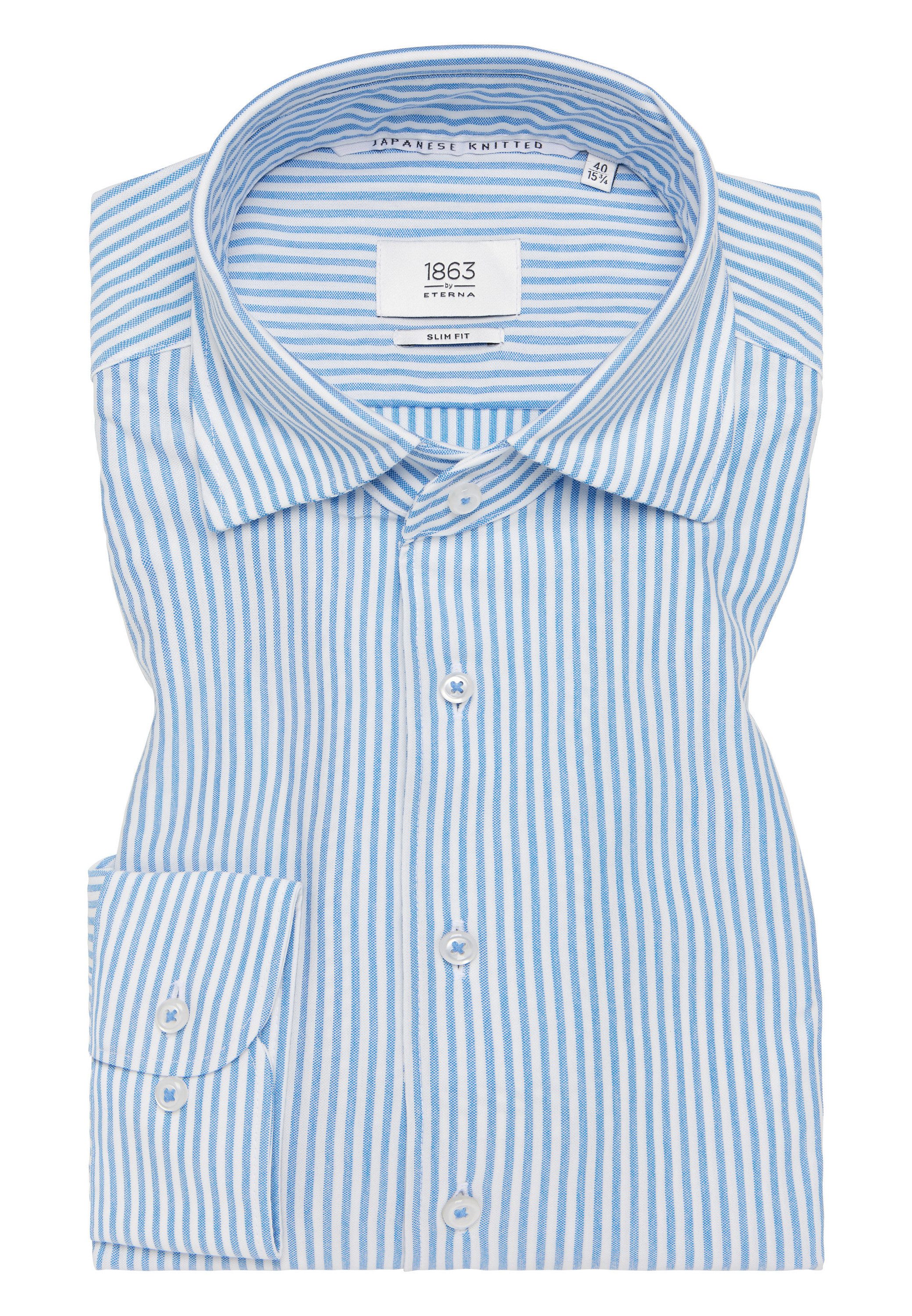 Eterna Overhemd met lange mouwen Slim fit NON IRON (strijkvrij)