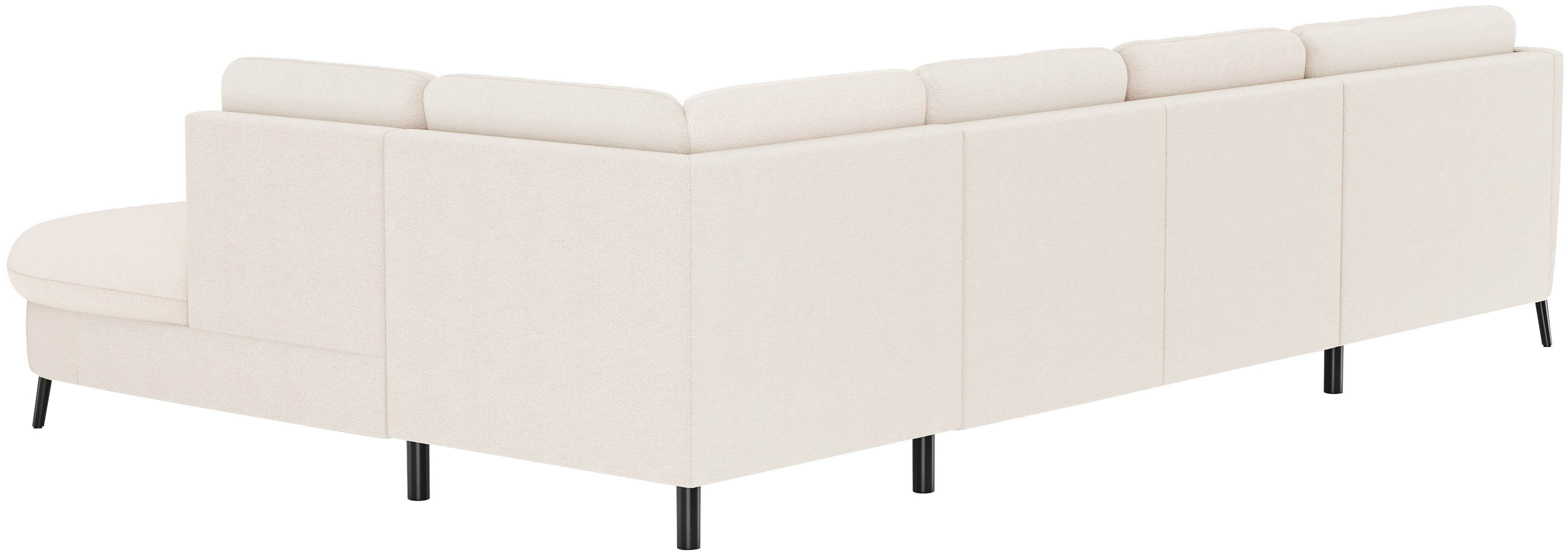 sit&more Zithoek Soul U-model optioneel met bed en bedlade