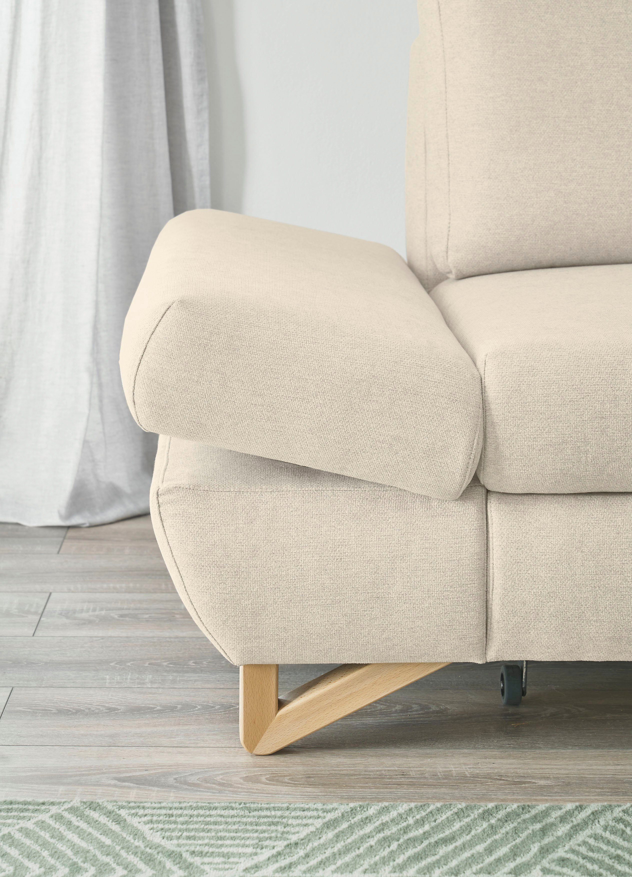 INOSIGN Slaapbank City/Giron comfortabele slaapbank (ligoppervlak 245 x 138 cm) en bedlade