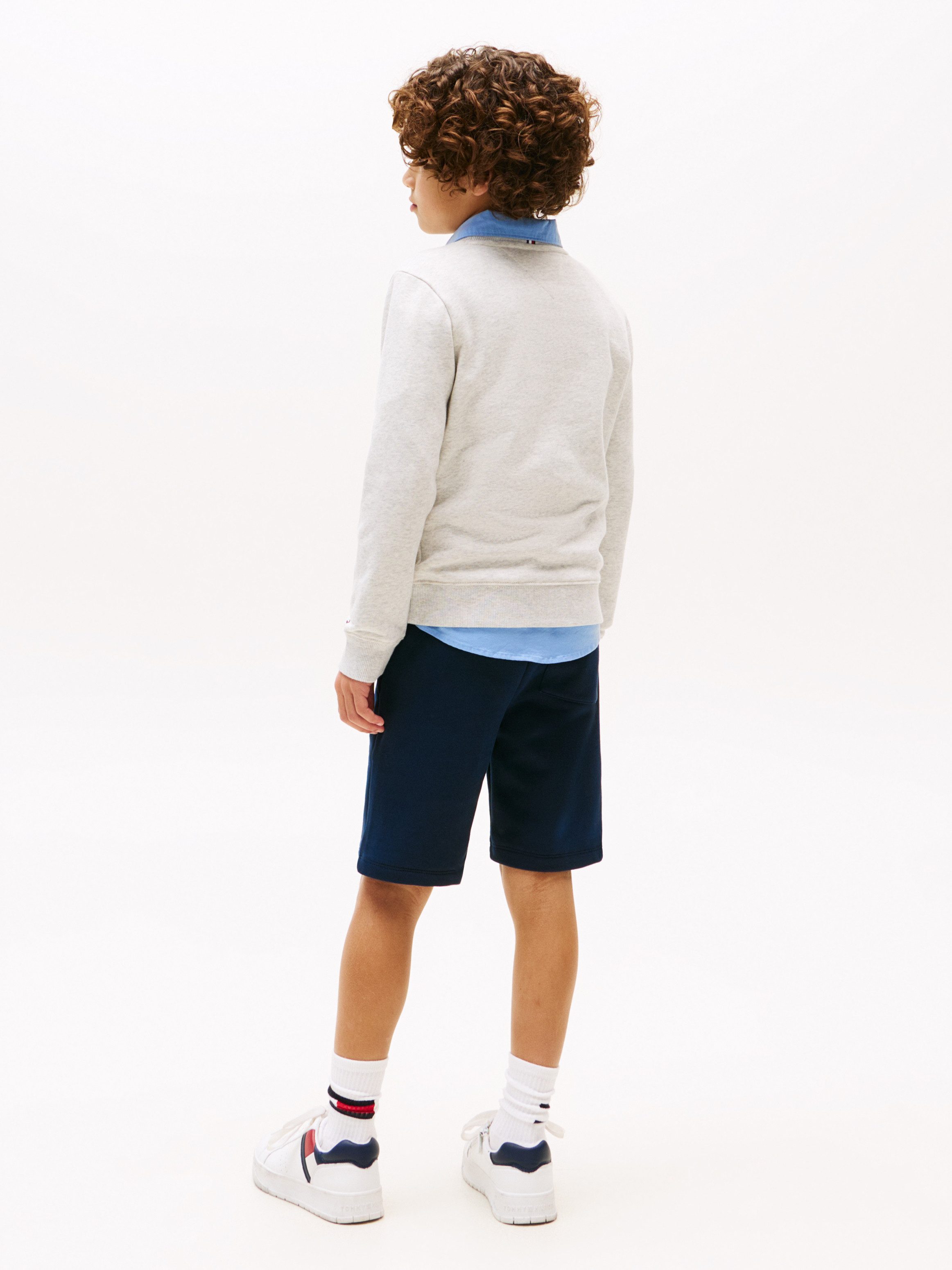 Tommy Hilfiger Sweatshirt TOMMY SCRIPT FLAG SWEATSHIRT voor kinderen tot 16 jaar, vlag-logo-print