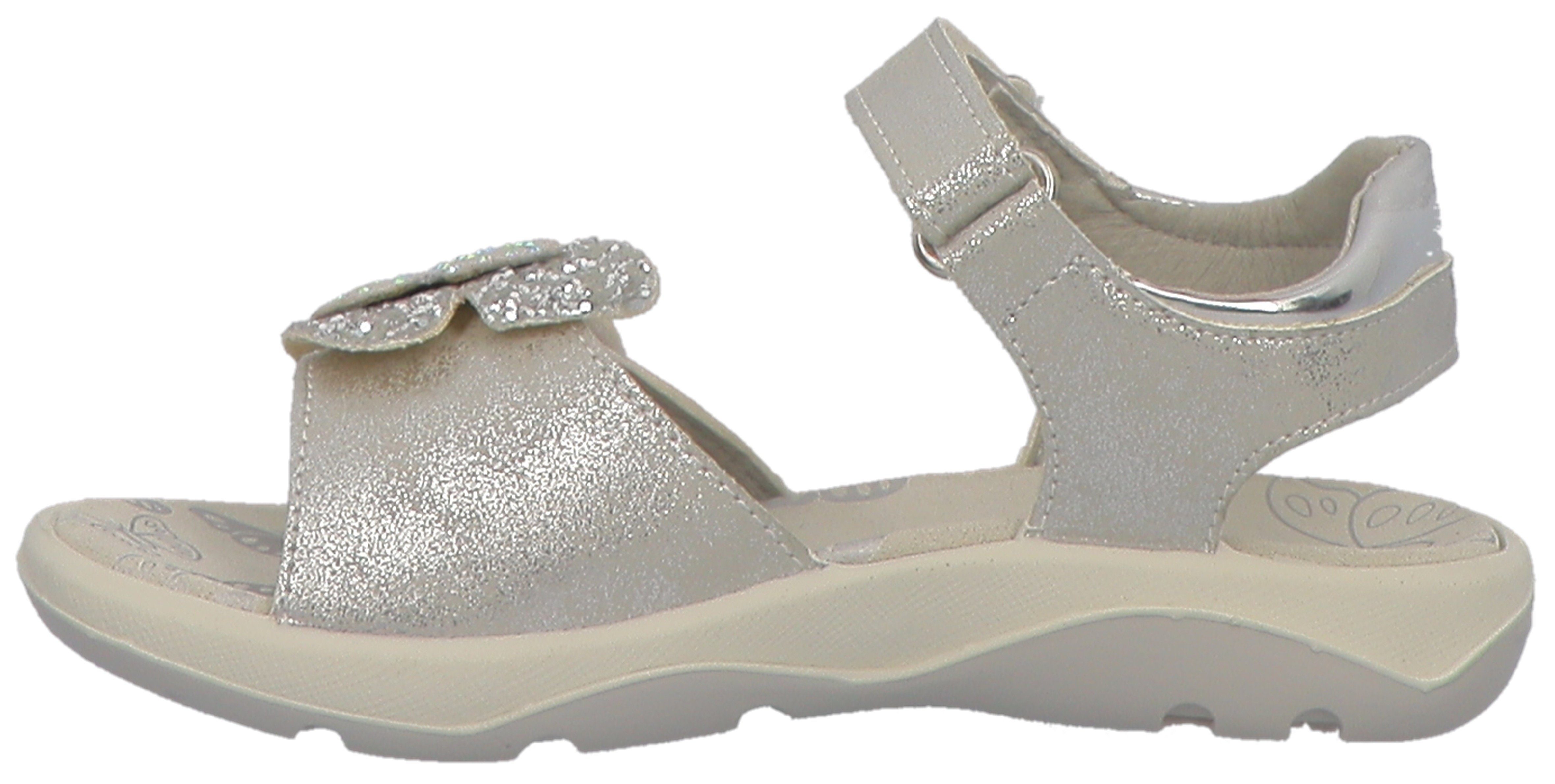 Lurchi Sandalen Farfalla , klittenbandschoenen, met strassstenen, maat sjabloon te downloaden