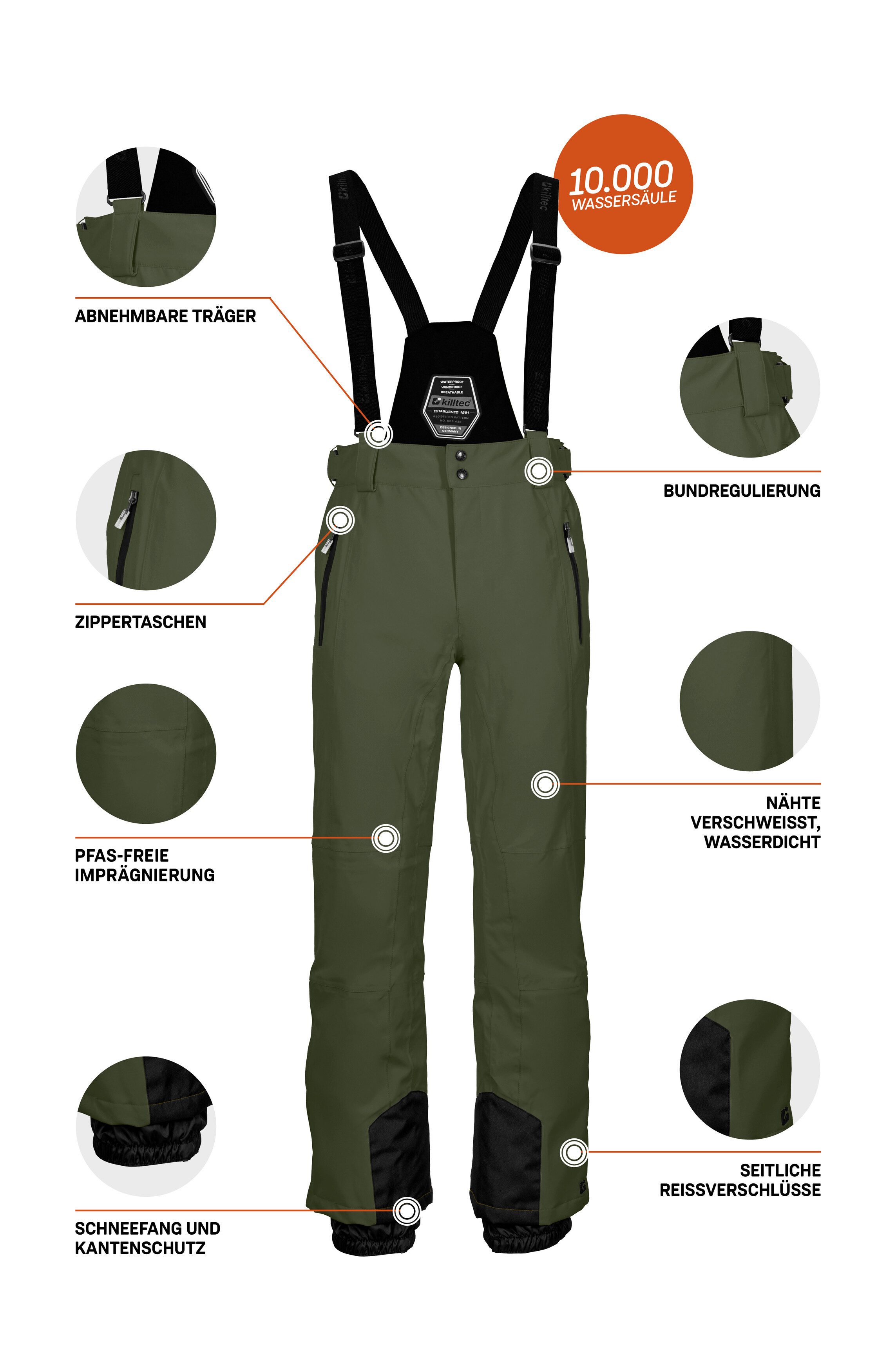 Killtec Skibroek KSW 100 ENOSH MN SKI PNTS