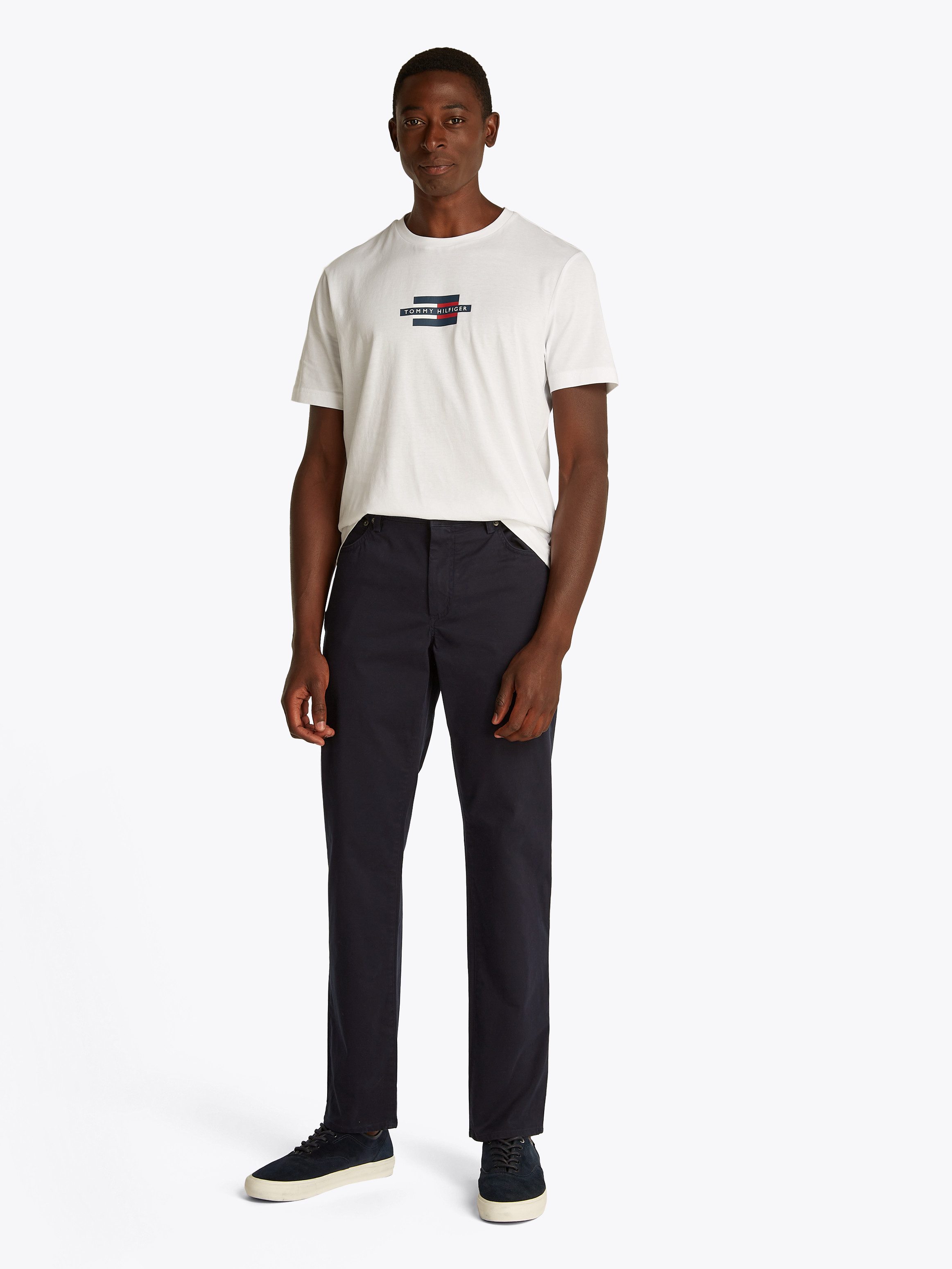 Tommy Hilfiger Stoffen broek DENTON 5PKT COTTON SATIN