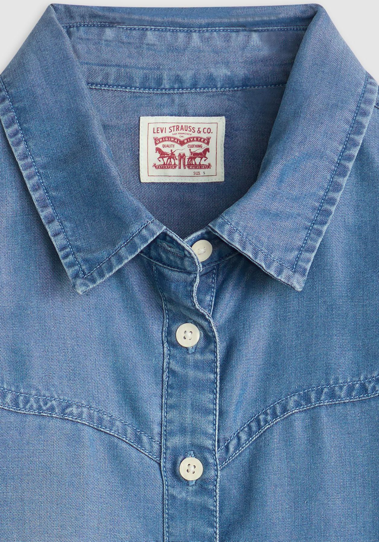 Levi's® Blouse met lange mouwen Met pofmouwen