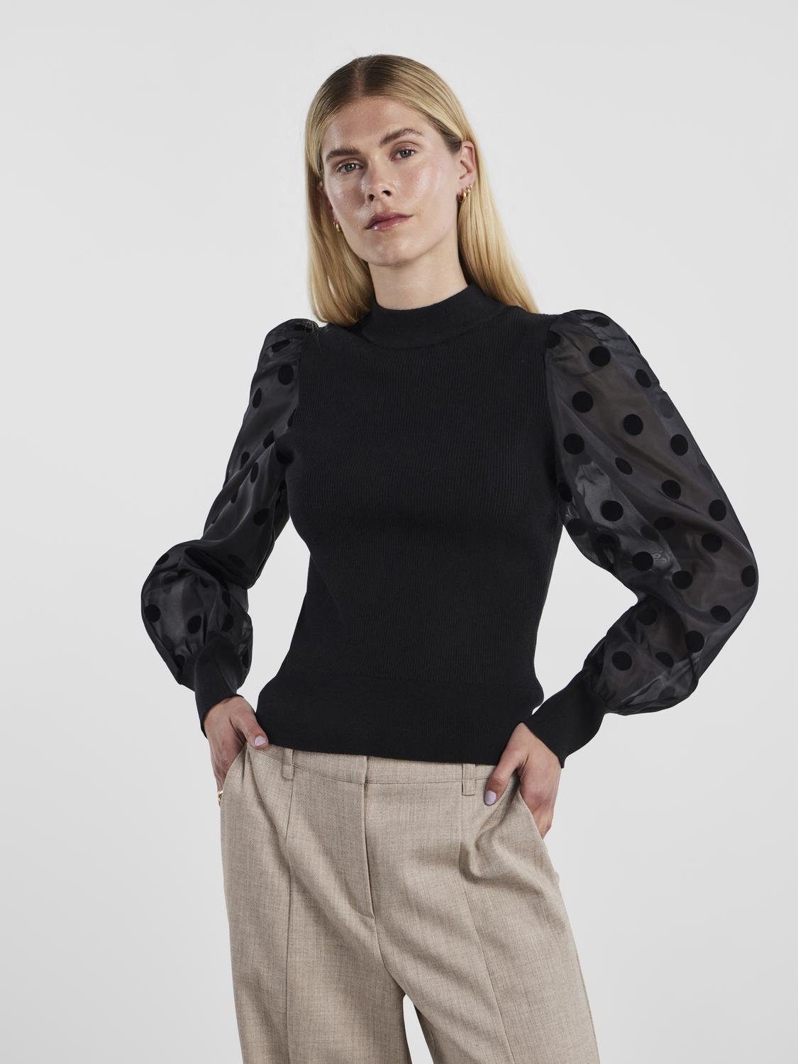Y.A.S Trui met ronde hals YASDOTME LS KNIT PULLOVER S. NOOS