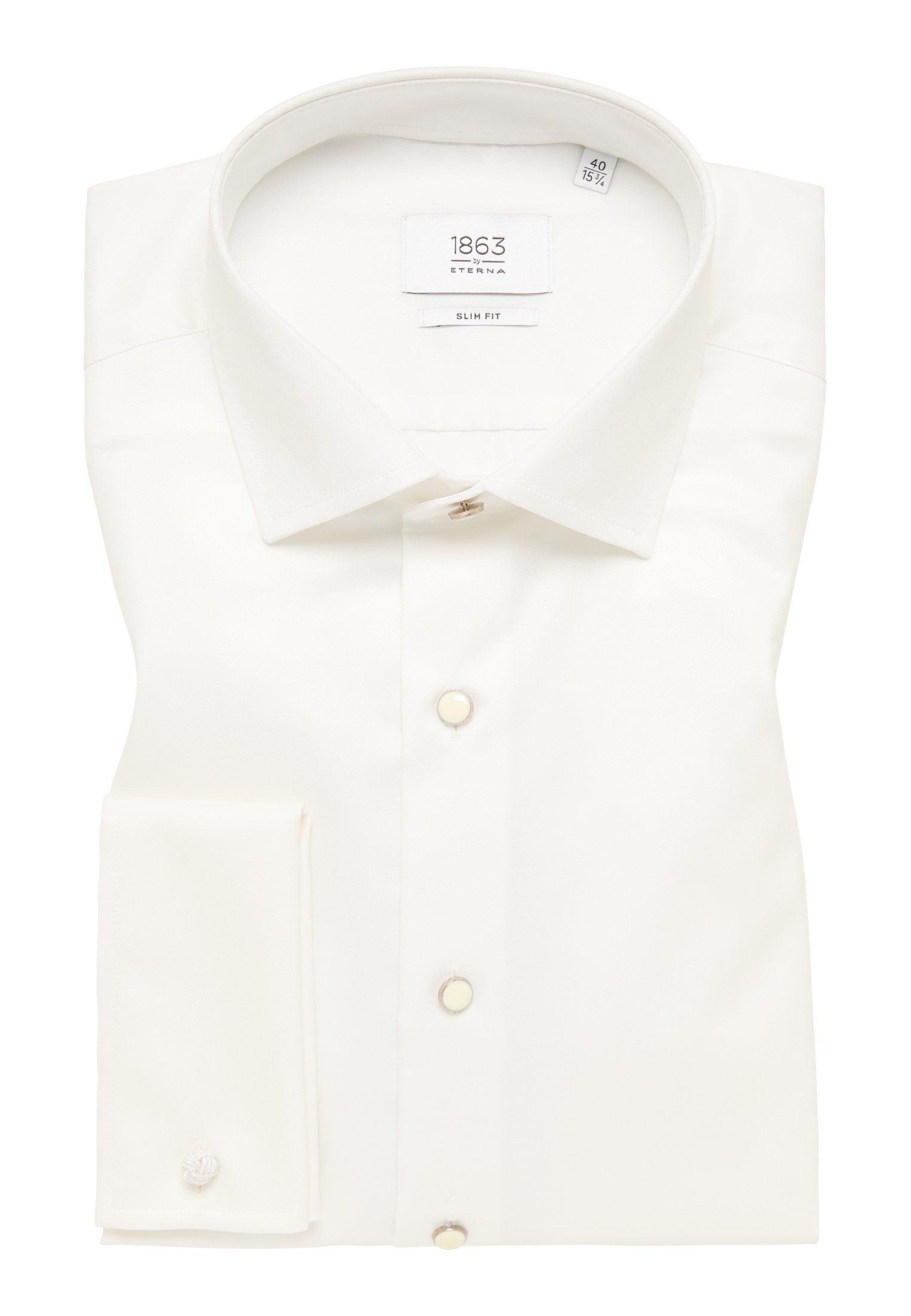 Eterna Overhemd met lange mouwen Slim fit NON IRON (strijkvrij)
